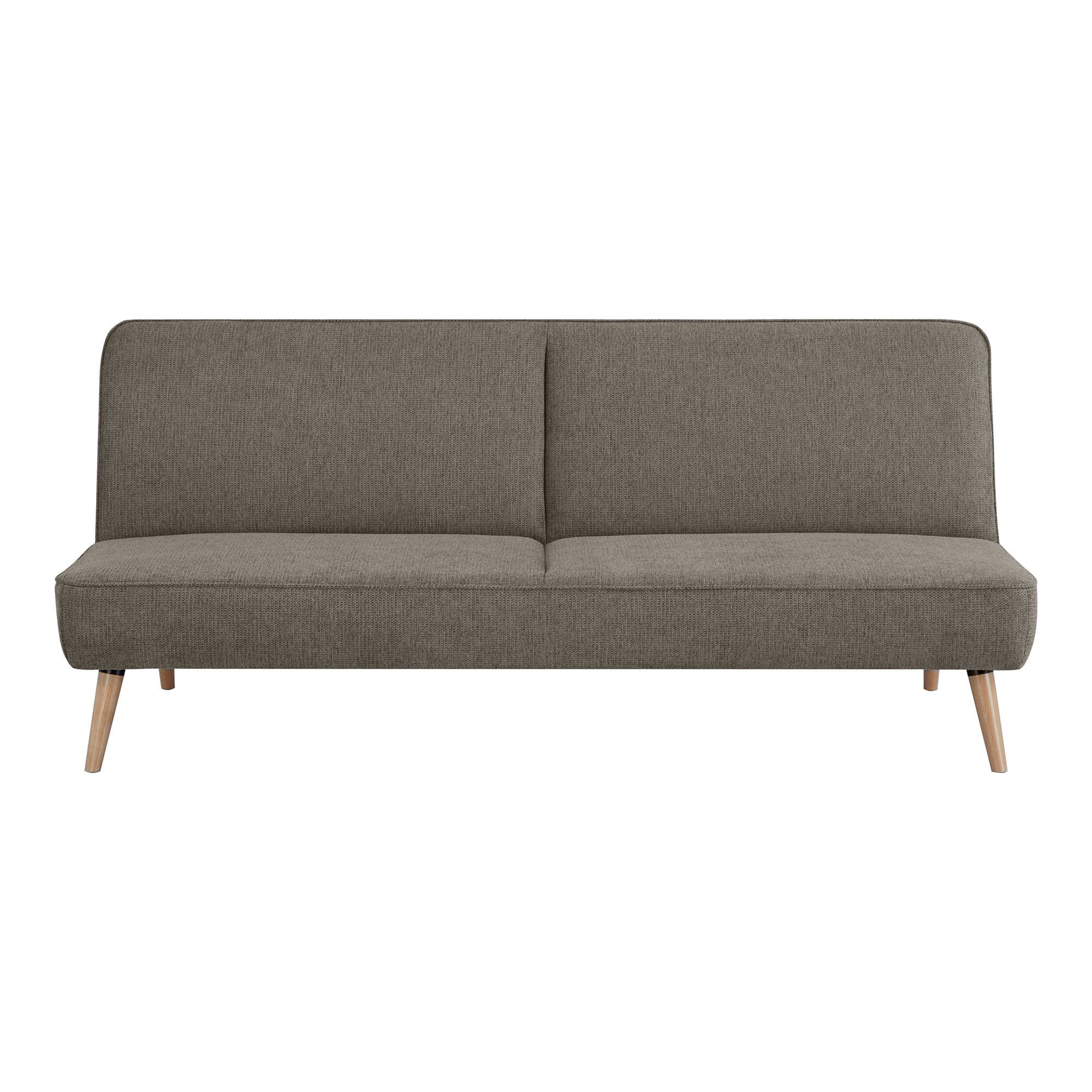 HOUSE NORDIC Swan bäddsoffa - brun polyester och naturligt trä