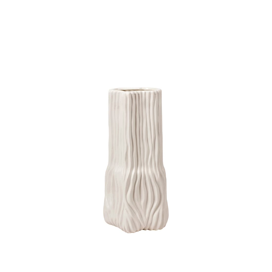 BROSTE COPENHAGEN Magny vas - stengods, mattglaserad beige (H: 43 cm)