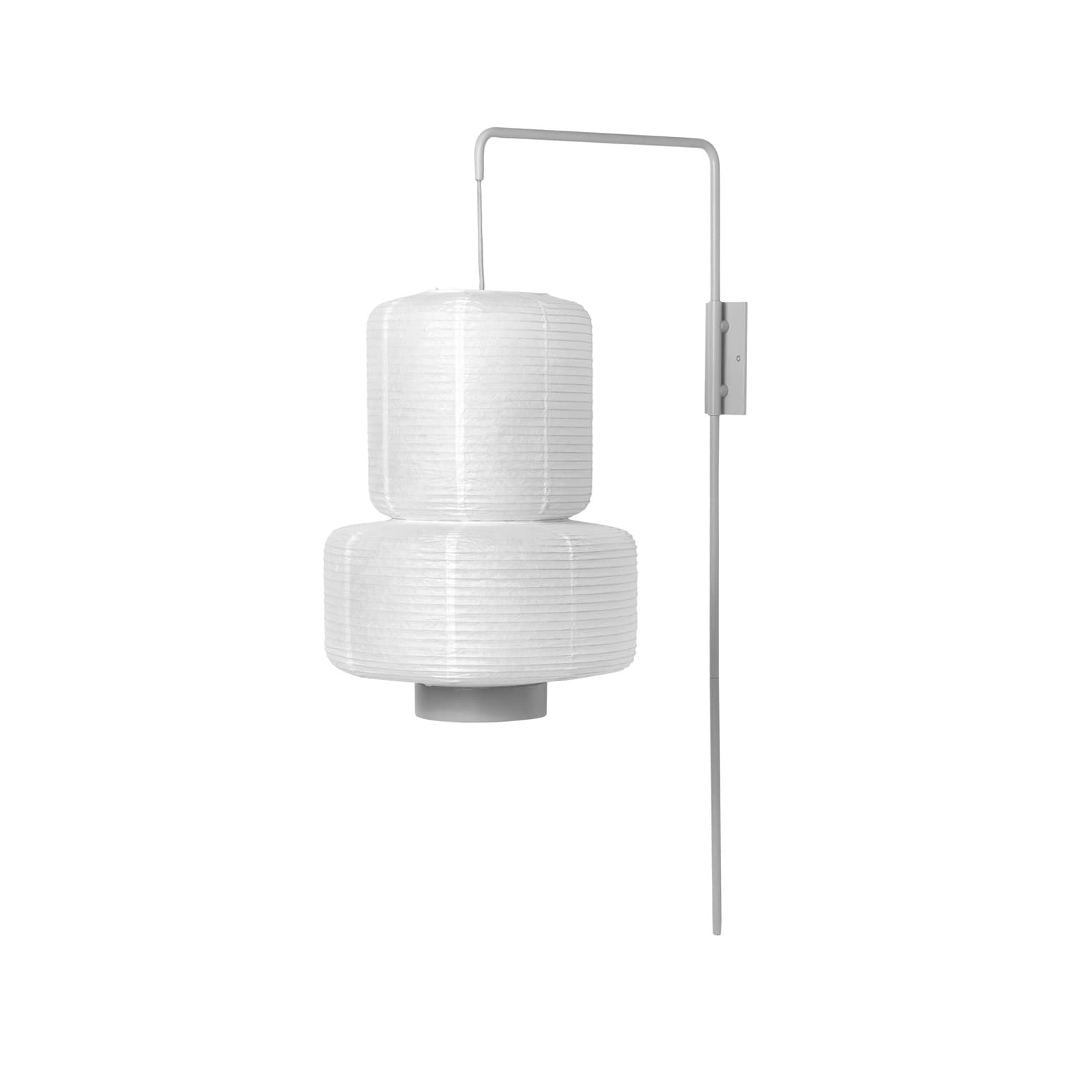 BROSTE William vägglampa - vitt rispapper