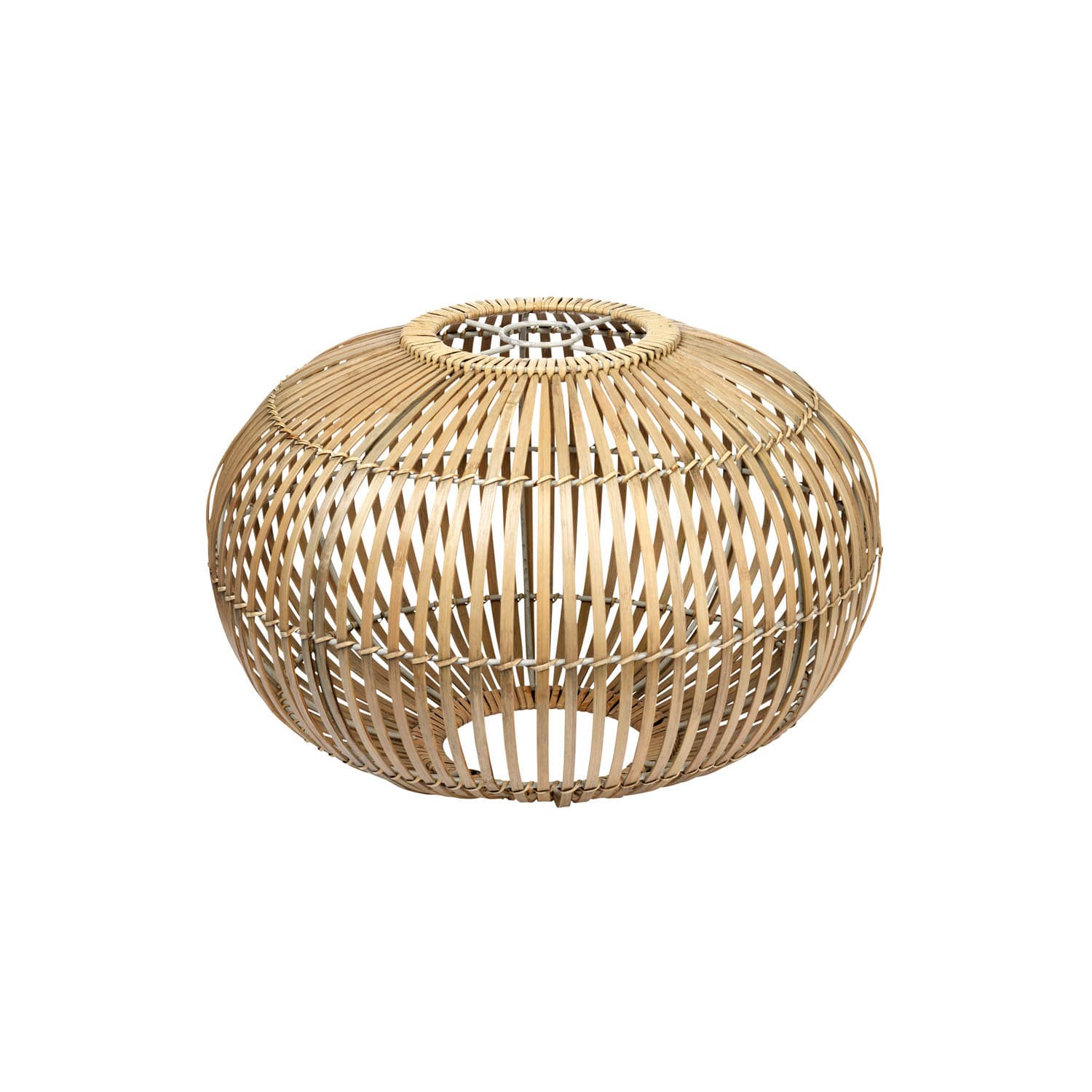 BROSTE Zep lampskärm, rund - naturlig bambu (Ø38)
