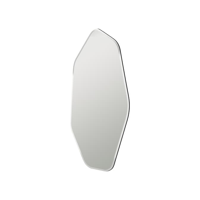 BROSTE COPENHAGEN Ruby väggspegel, ekologisk - spegelglas och svart MDF (120x60)