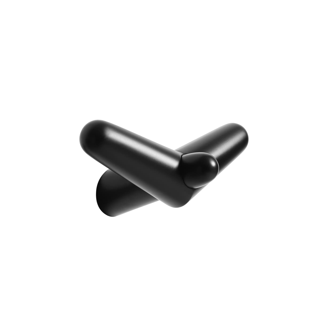 WOUD Tail wing liten - svart ek