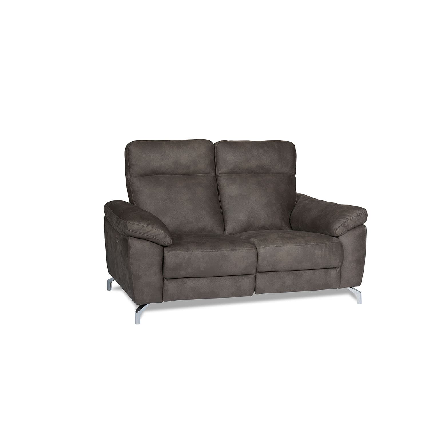 Selesta Soffa - Grått Tyg, med Hög Rygg, 2-sits