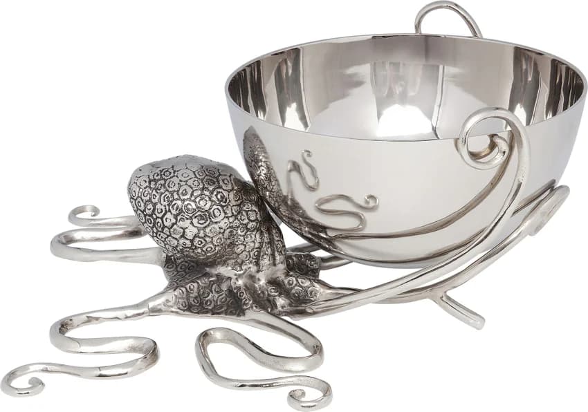 KARE DESIGN Octopus vinkylare - silver aluminium (Ø45)