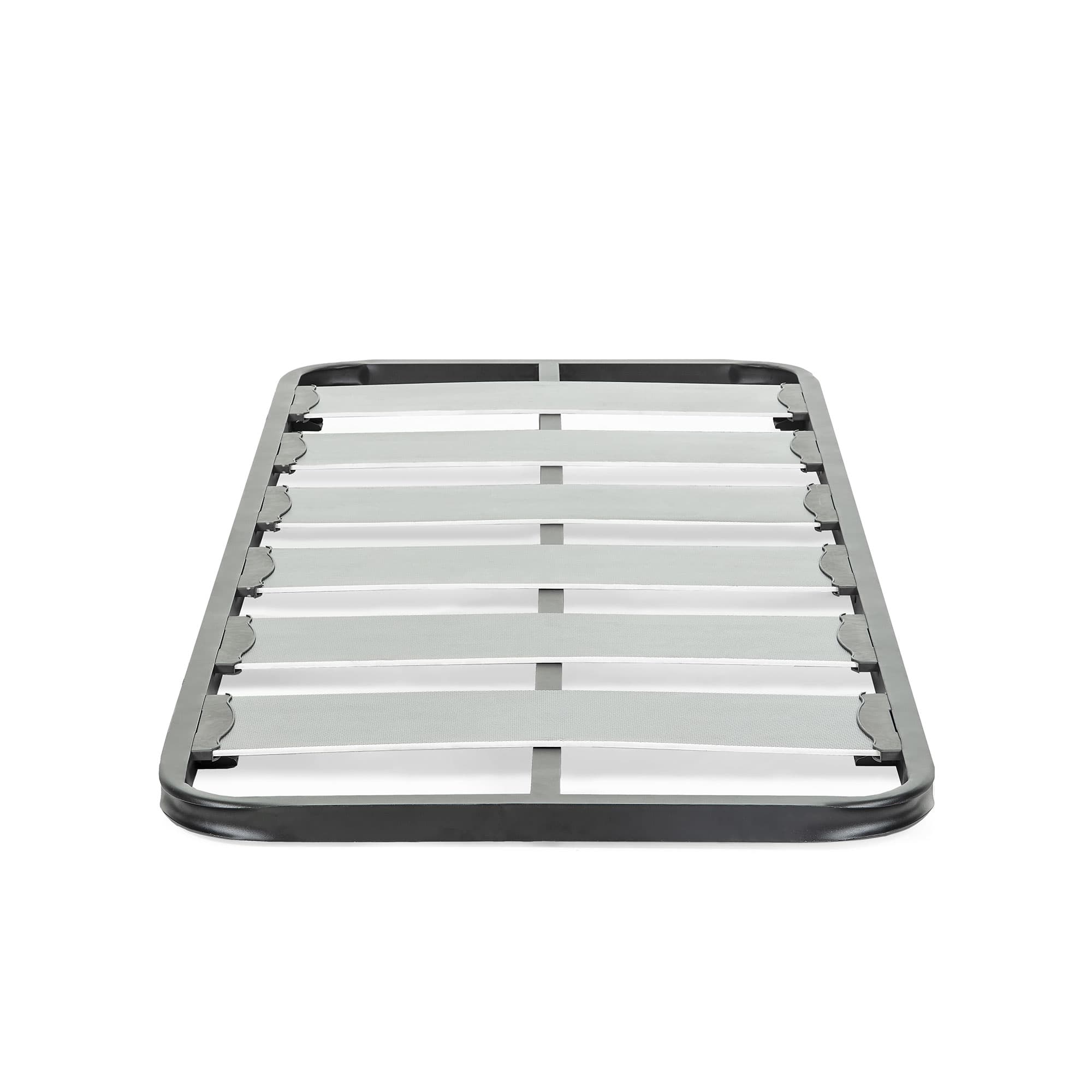 KAVE HOME Talo sängbotten utan ben, med lameller - grå metall (80x200)