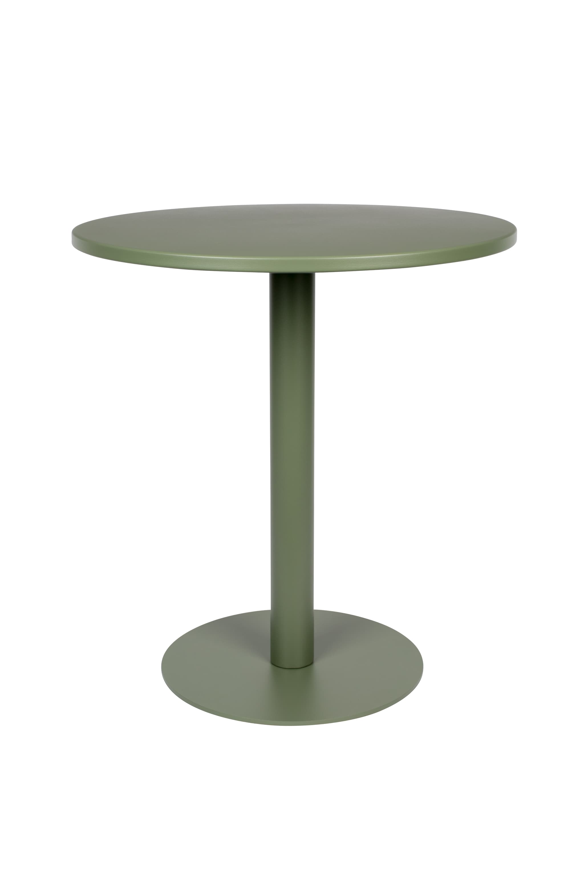 ZUIVER Metsu Bistro trädgårdsbord, runt - grönt stål (Ø70)