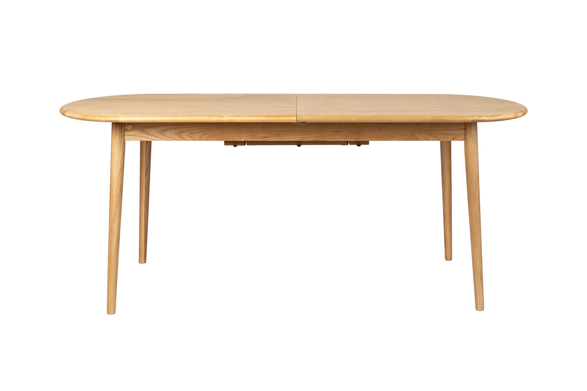 ZUIVER Twist matbord, med utdrag, ovalt - naturlig ekfanér (240x90)