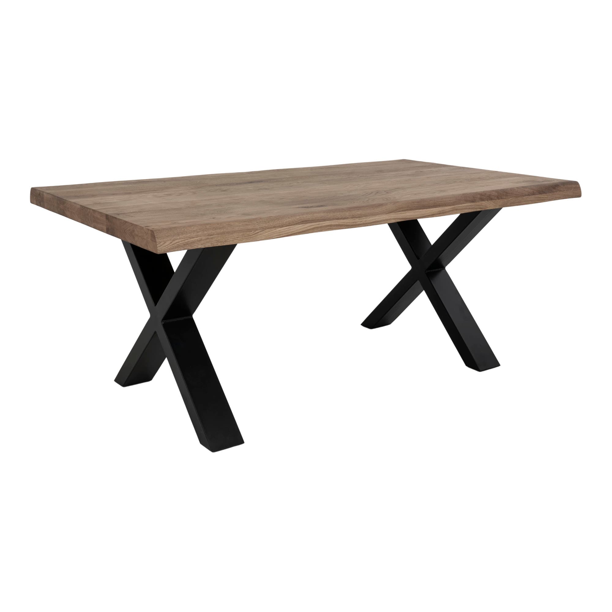 HOUSE NORDIC Toulon Soffbord - Brun Ek och Metall (120 x 70 cm)