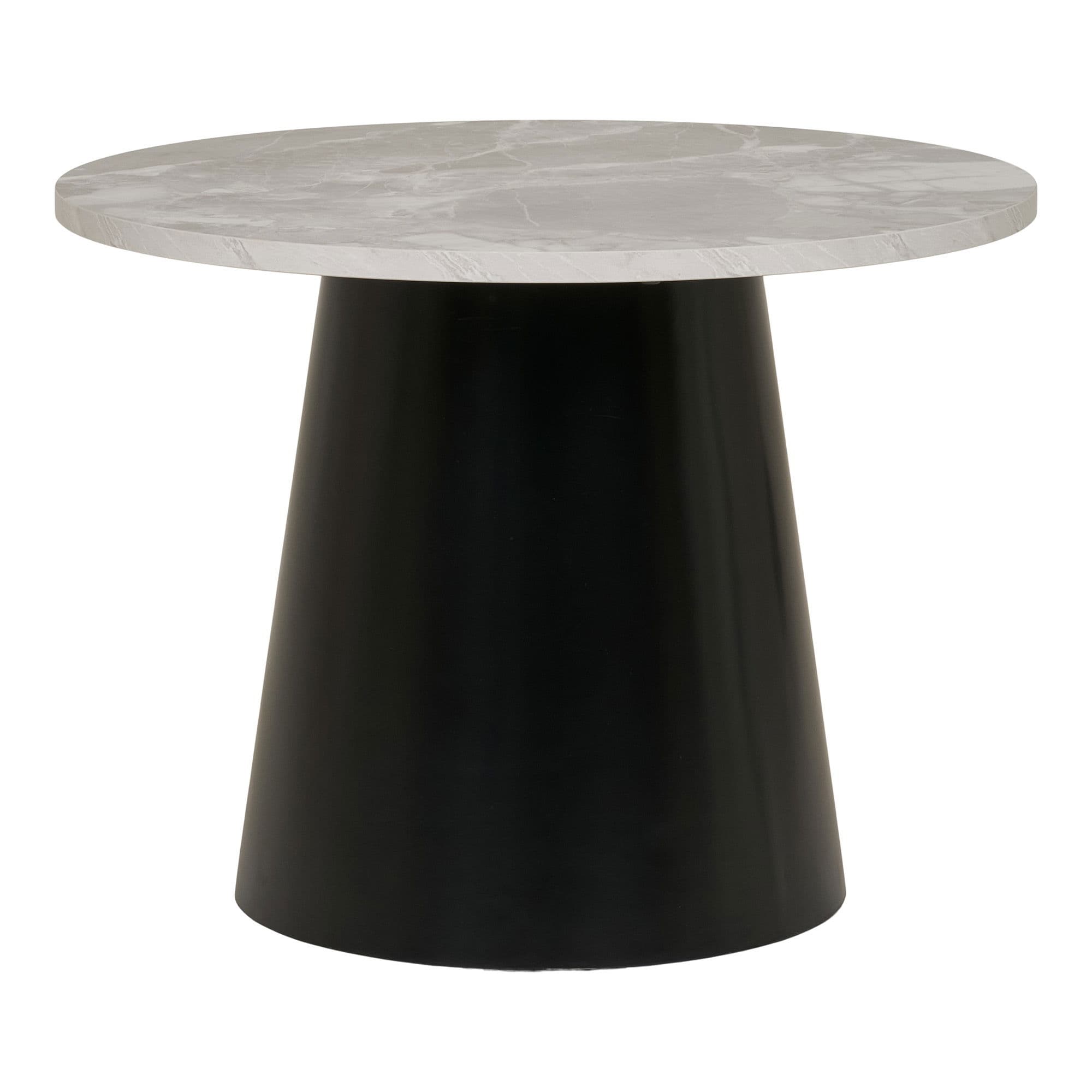 HOUSE NORDIC Brito soffbord - Soffbord, marmorlook, grå/svartø60x45 cm