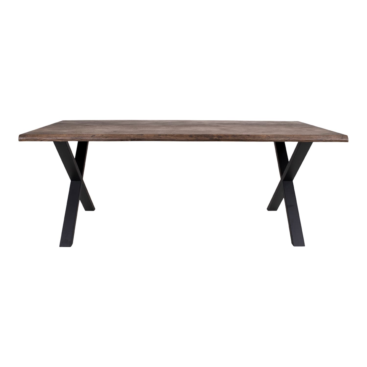 HOUSE NORDIC Rektangulärt Toulon Matbord - Smoked Ek och Metall (200 x 95 cm)