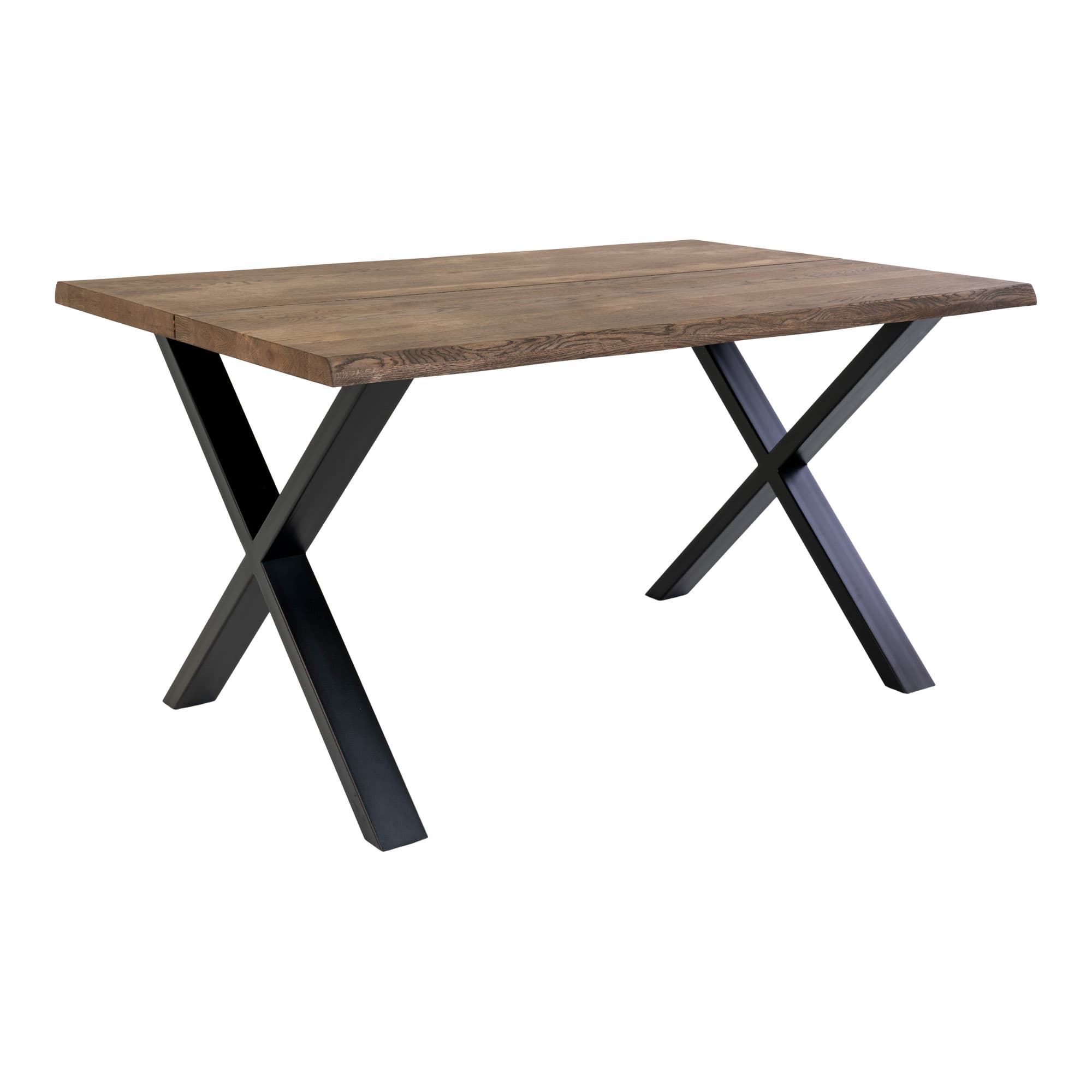 HOUSE NORDIC Toulon Matbord - Brun Ek och Metall (140 x 95 cm)