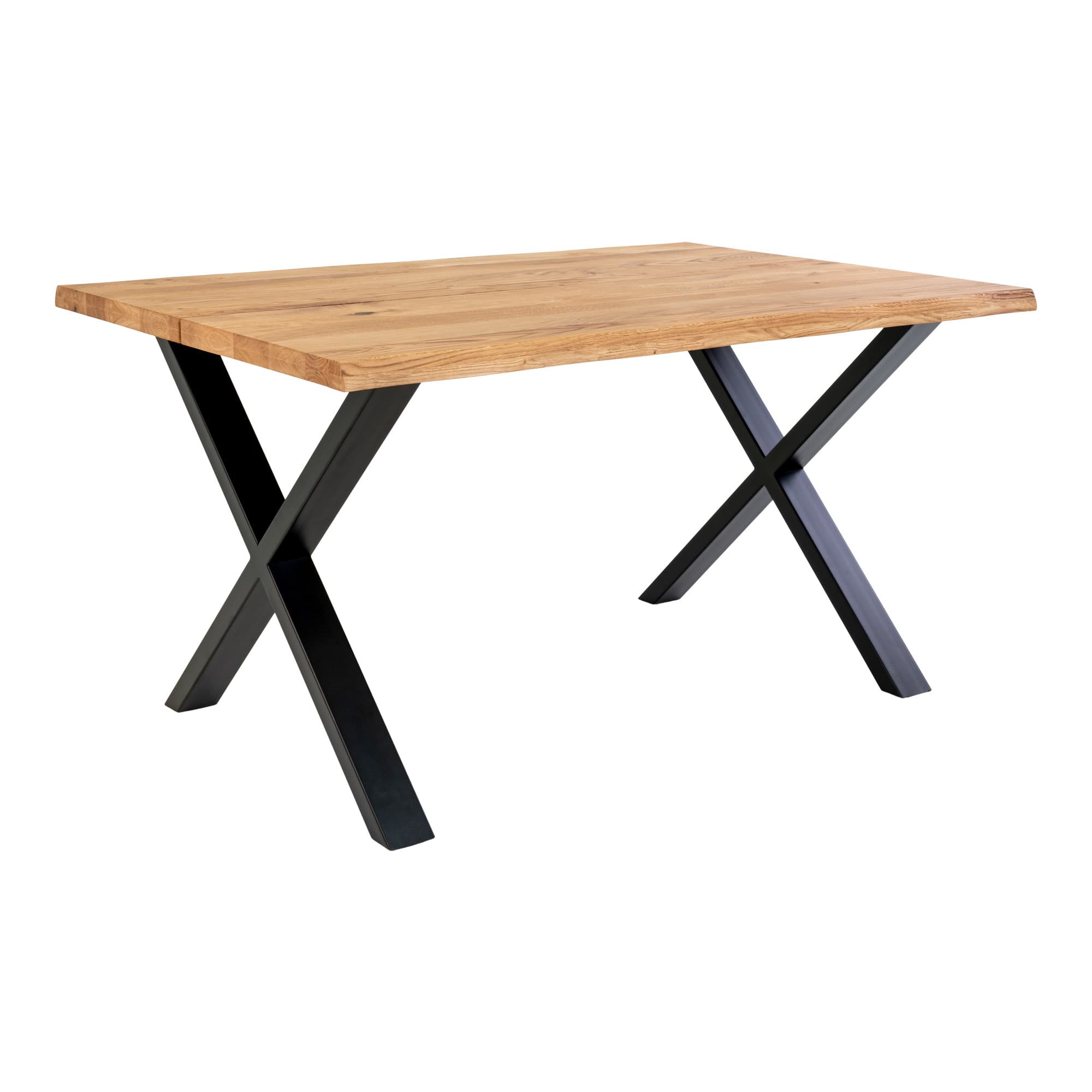 HOUSE NORDIC Toulon Matbord - Naturlig Ek och Metall (140 x 95 cm)
