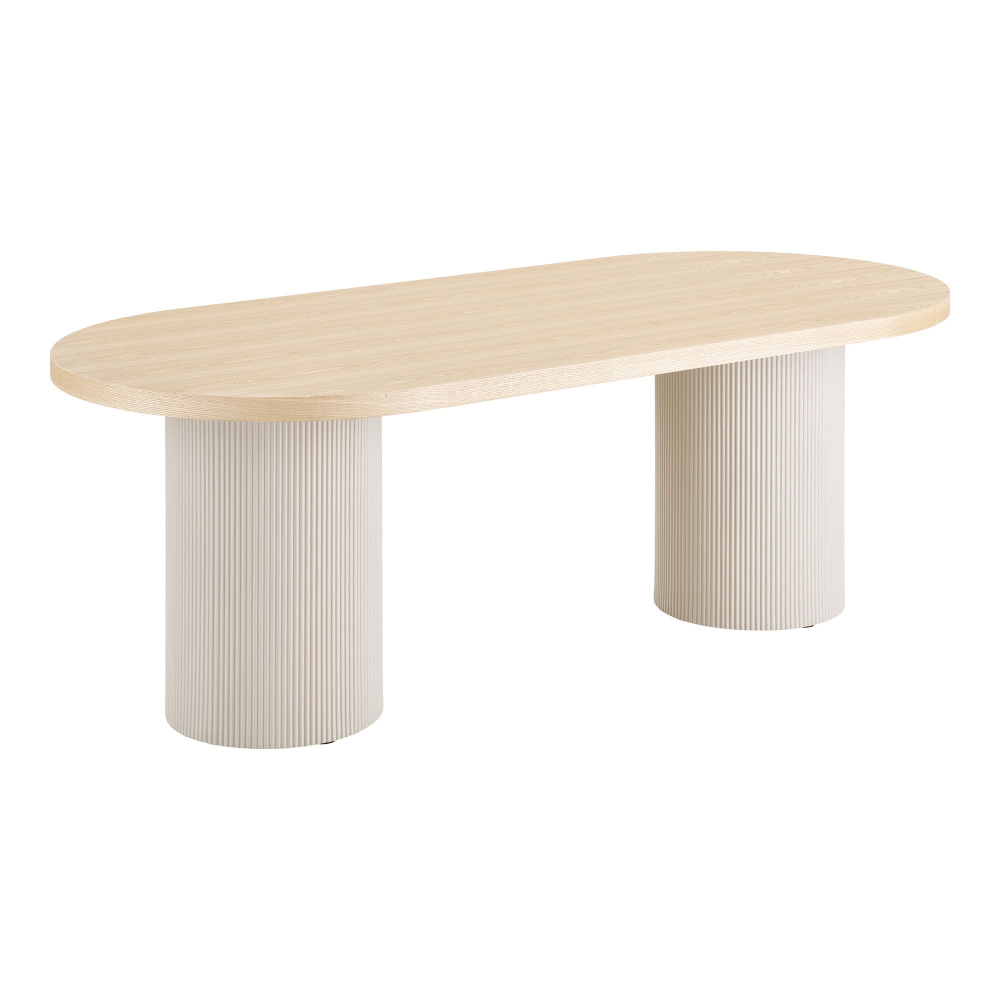 HOUSE NORDIC Solva matbord - Matbord, ask, natur, sand 100x220x75 cm