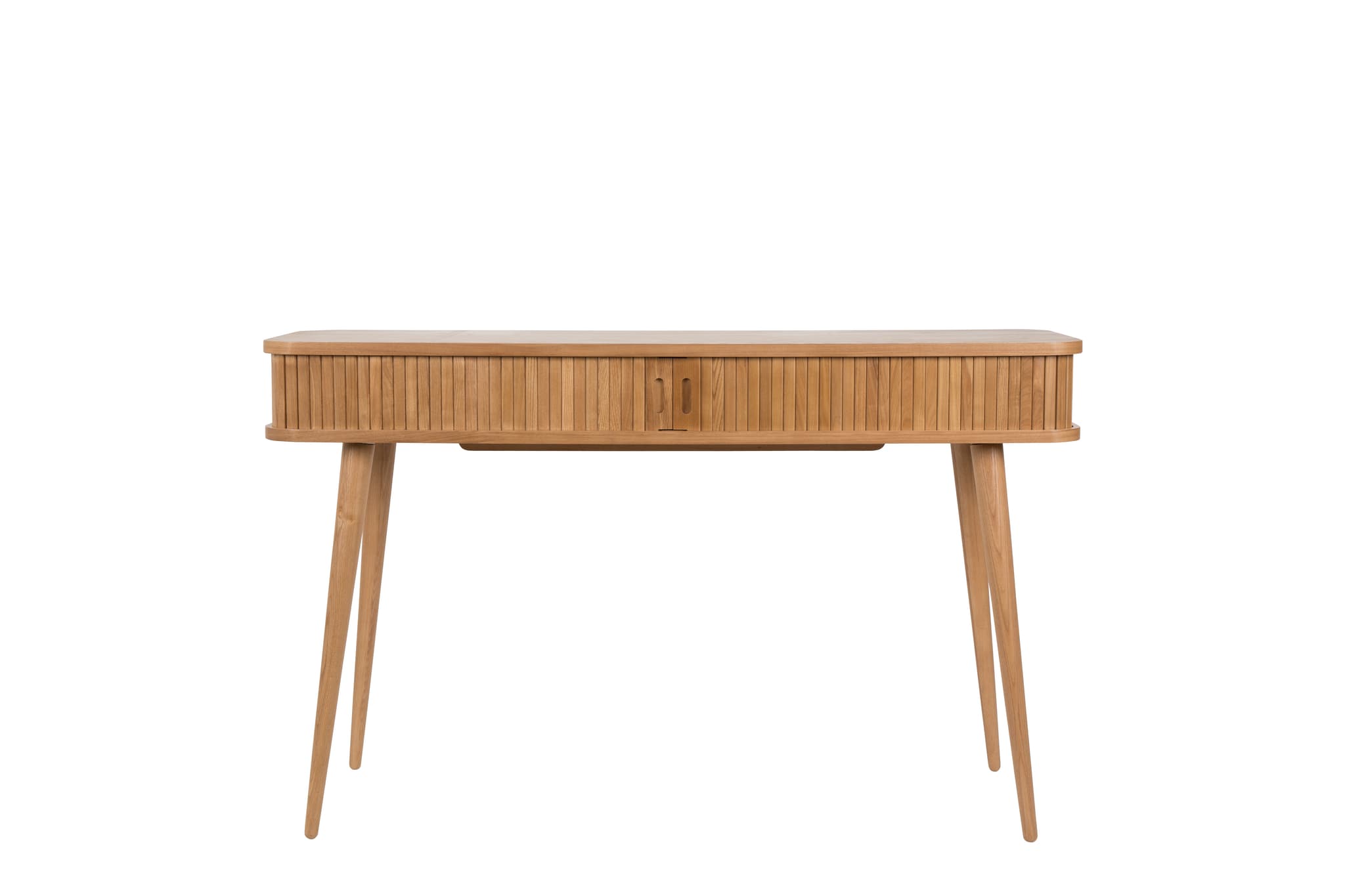 ZUIVER Barbier konsolbord, w. 2 skjutdörrar - naturlig askfaner och ask (120x35)