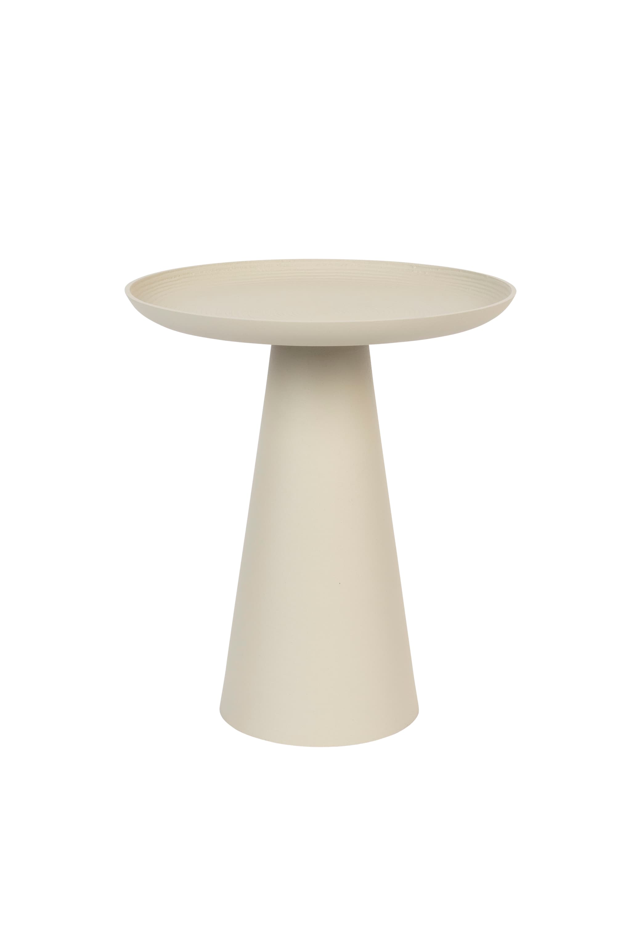 WHITE LABEL LIVING Sidobord Ringar Large Ivory