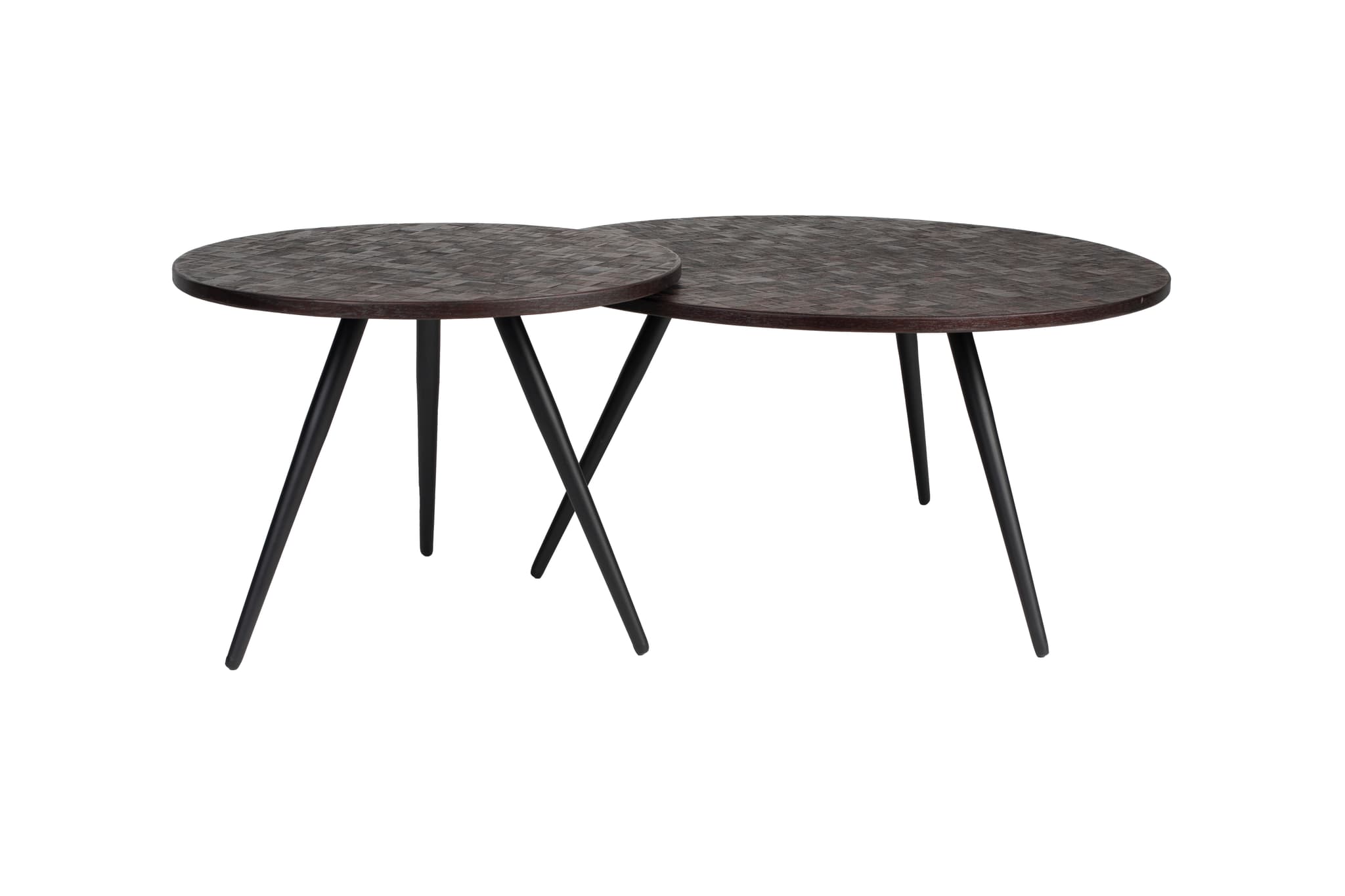 WHITE LABEL LIVING Webster Coffee + Sidobord Set om 2