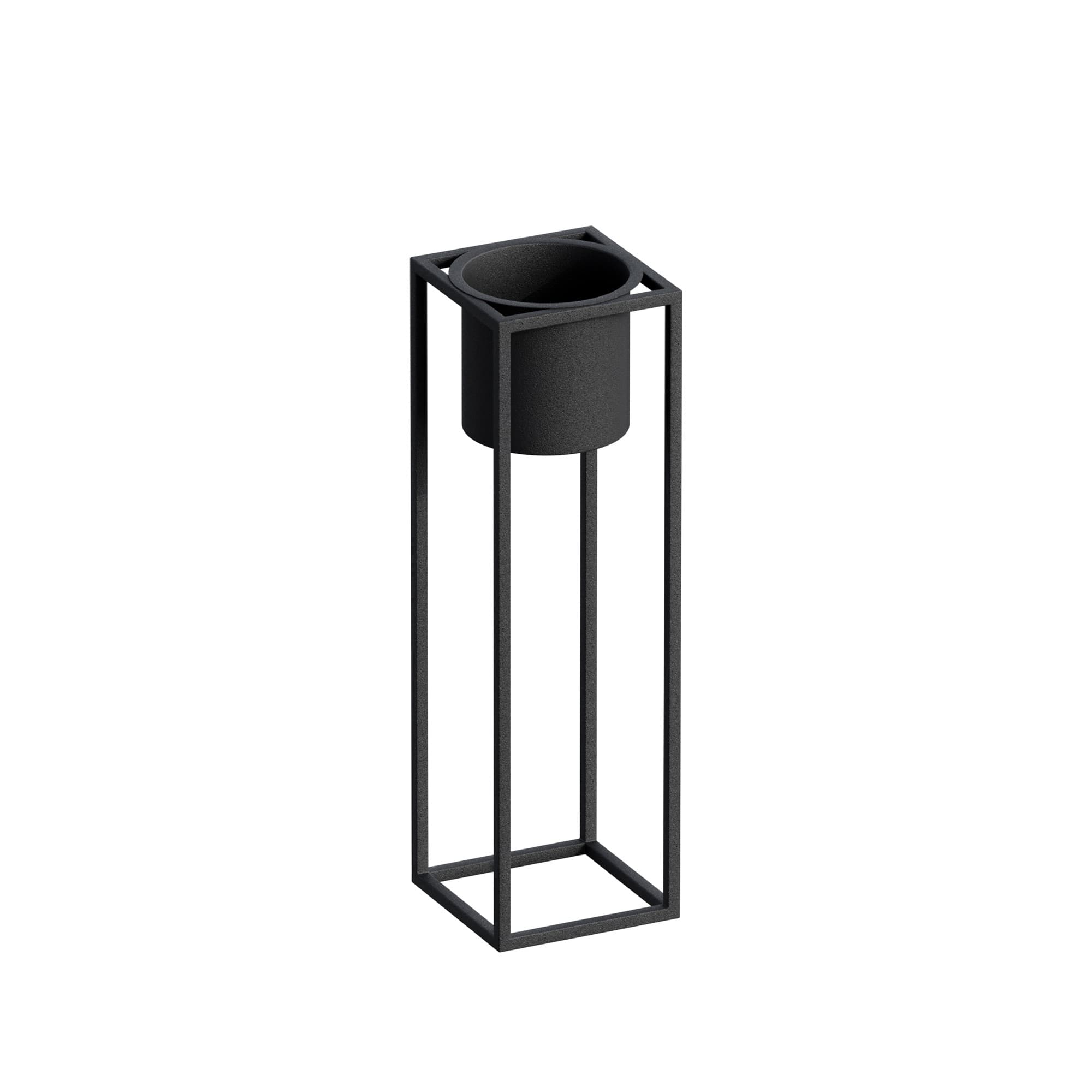 NORDVÄRK GED-023 blomsterställ - svart metall (H:50)