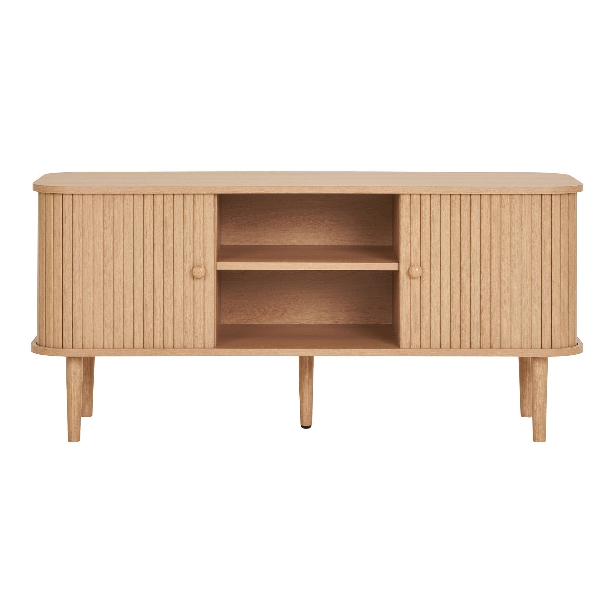 HOUSE NORDIC Nikko TV-bänk - TV-bänk, 2 dörrar, natur113x40x52 cm