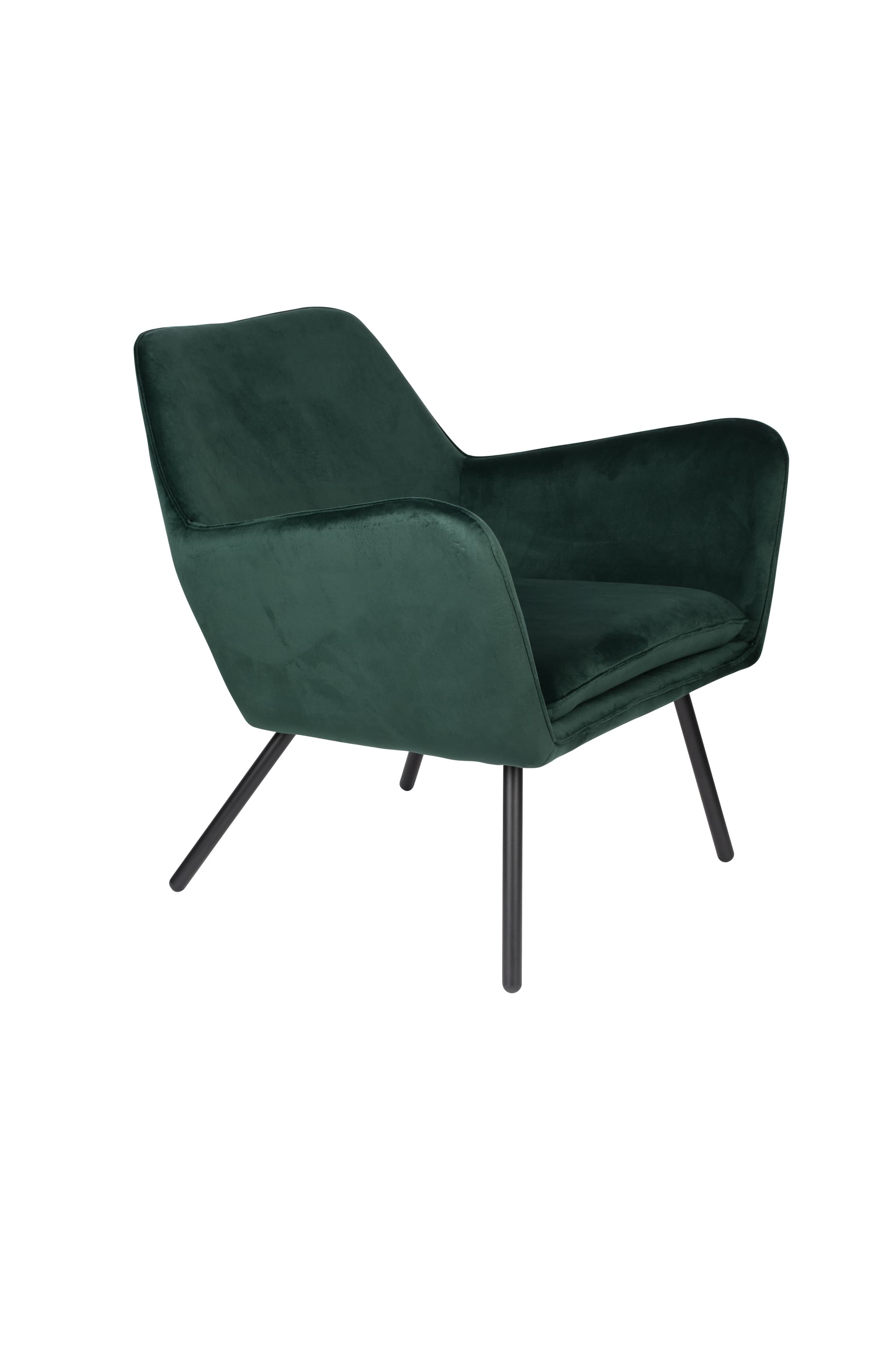 WHITE LABEL LIVING Lounge Chair Bon Velvet Green