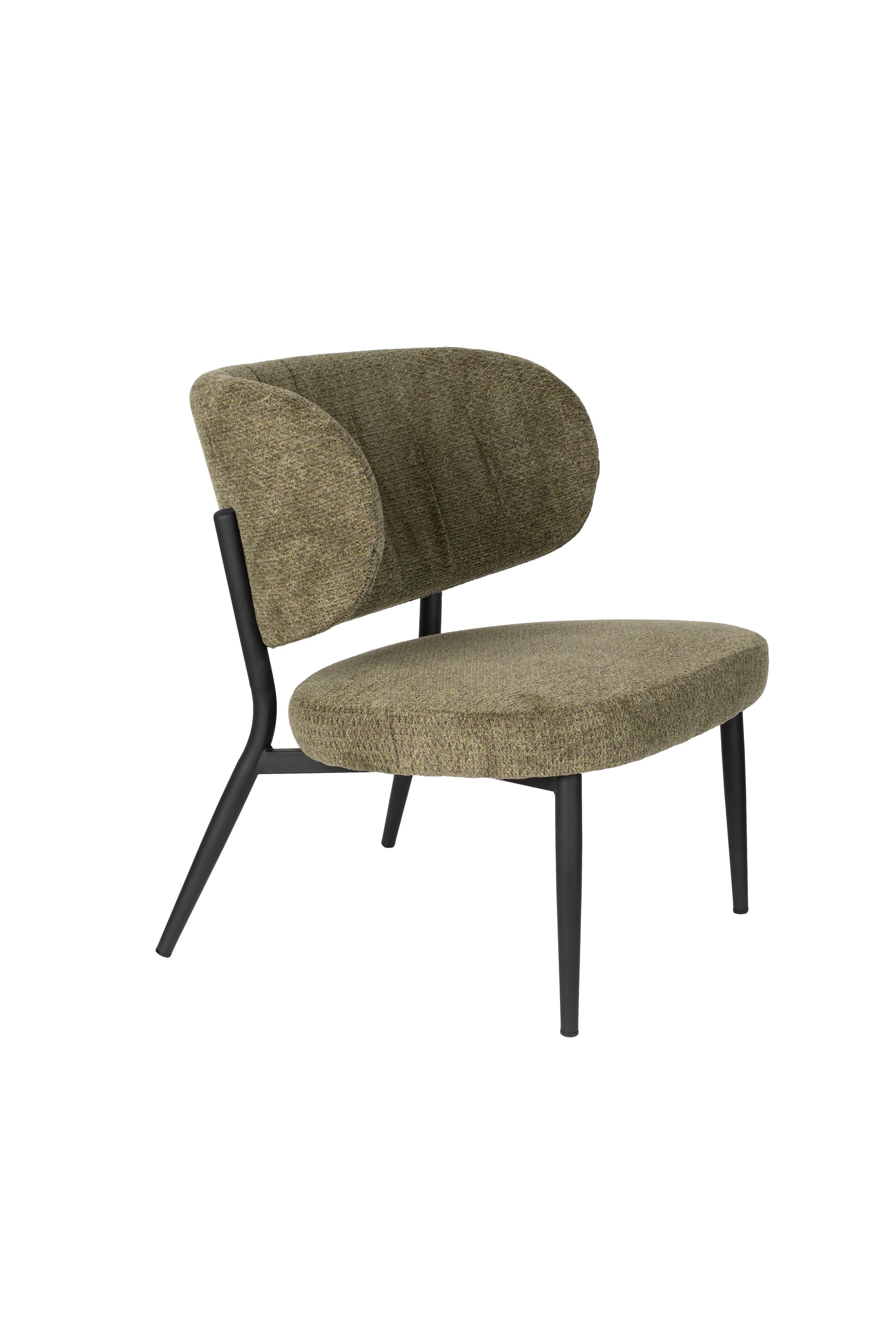WHITE LABEL LIVING Sanne Lounge Chair Green Grey