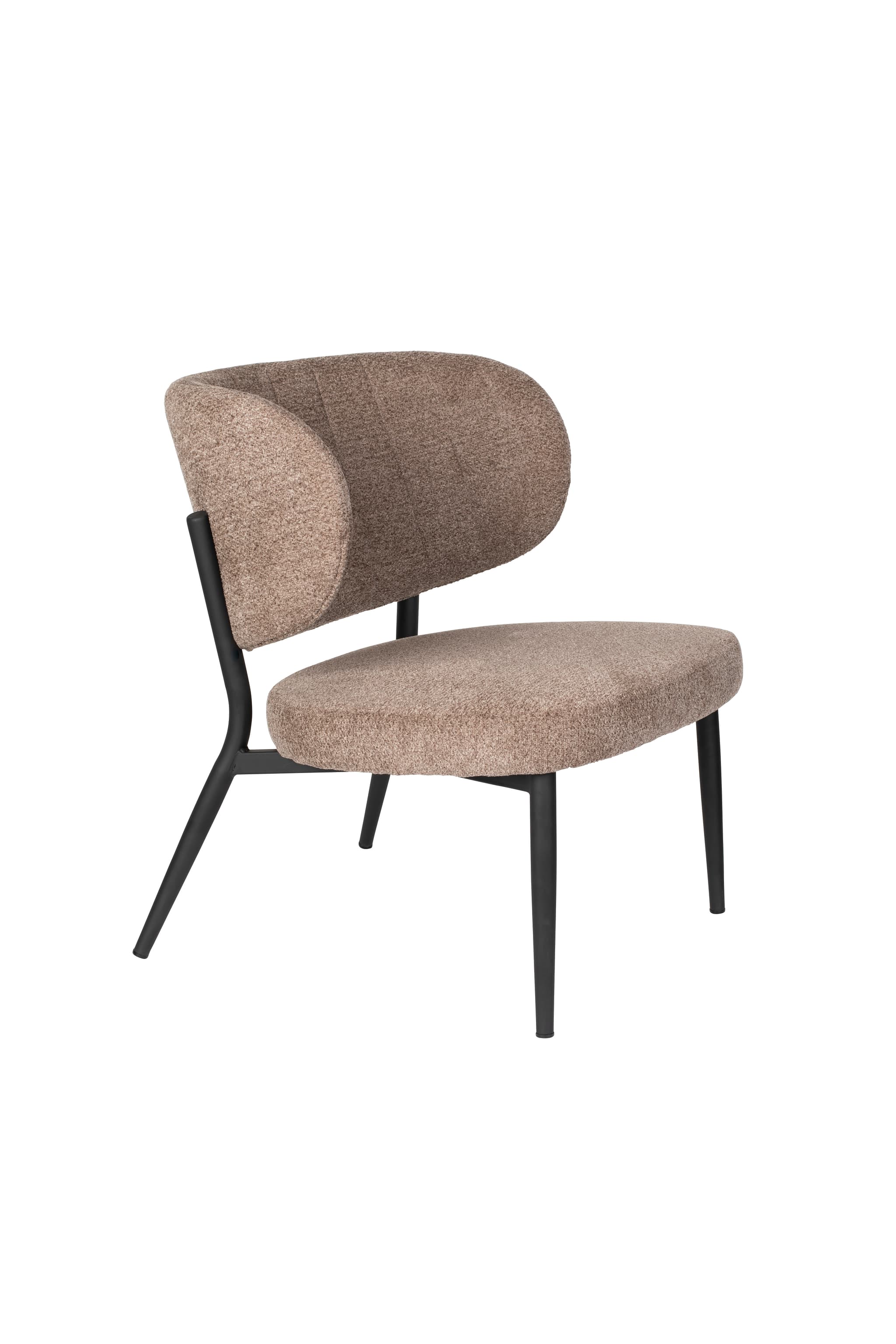 WHITE LABEL LIVING Sanne Lounge Chair Brownie
