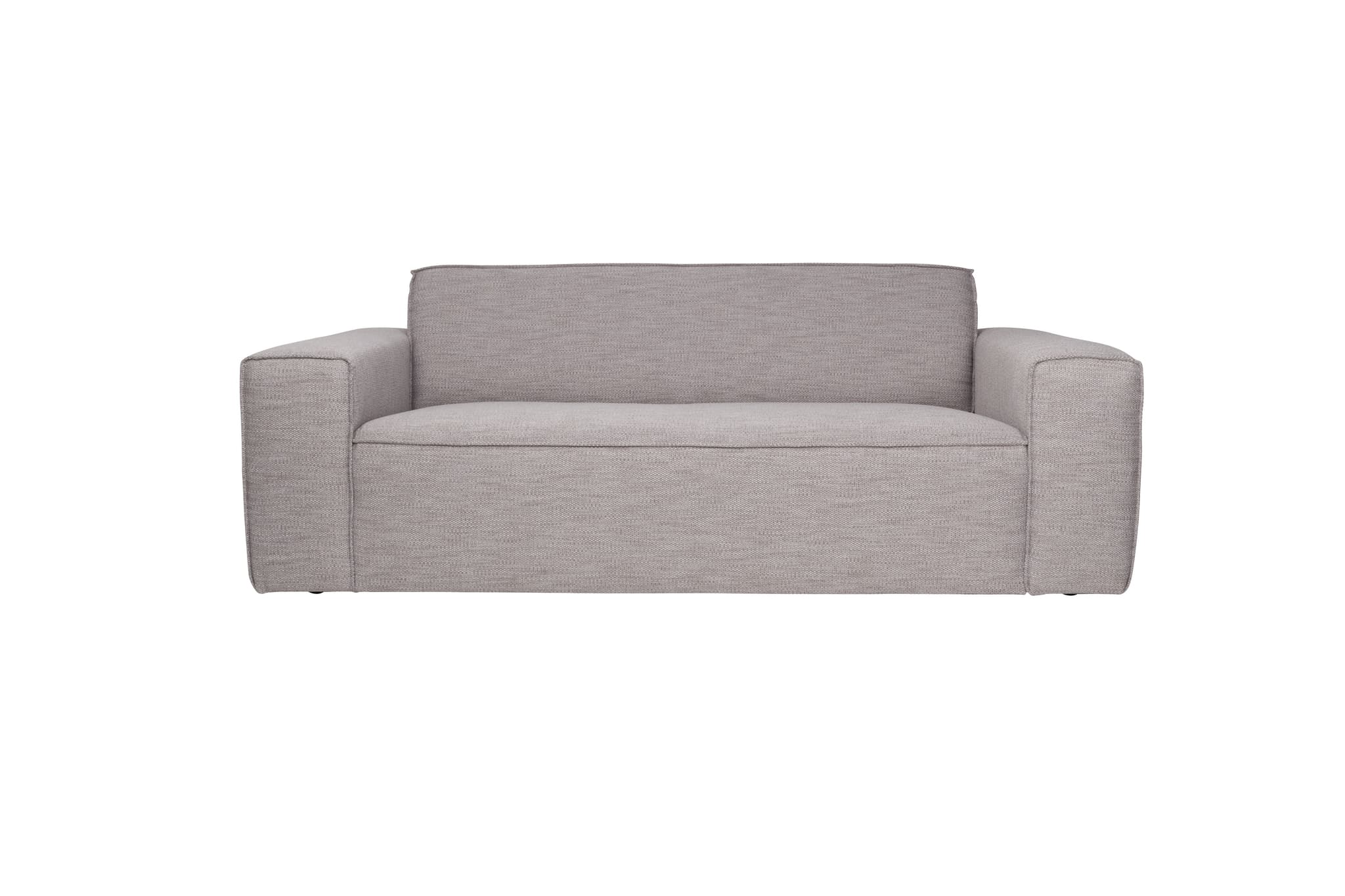 ZUIVER Bor Soffa 2,5-sits soffa - grå polyester och trä