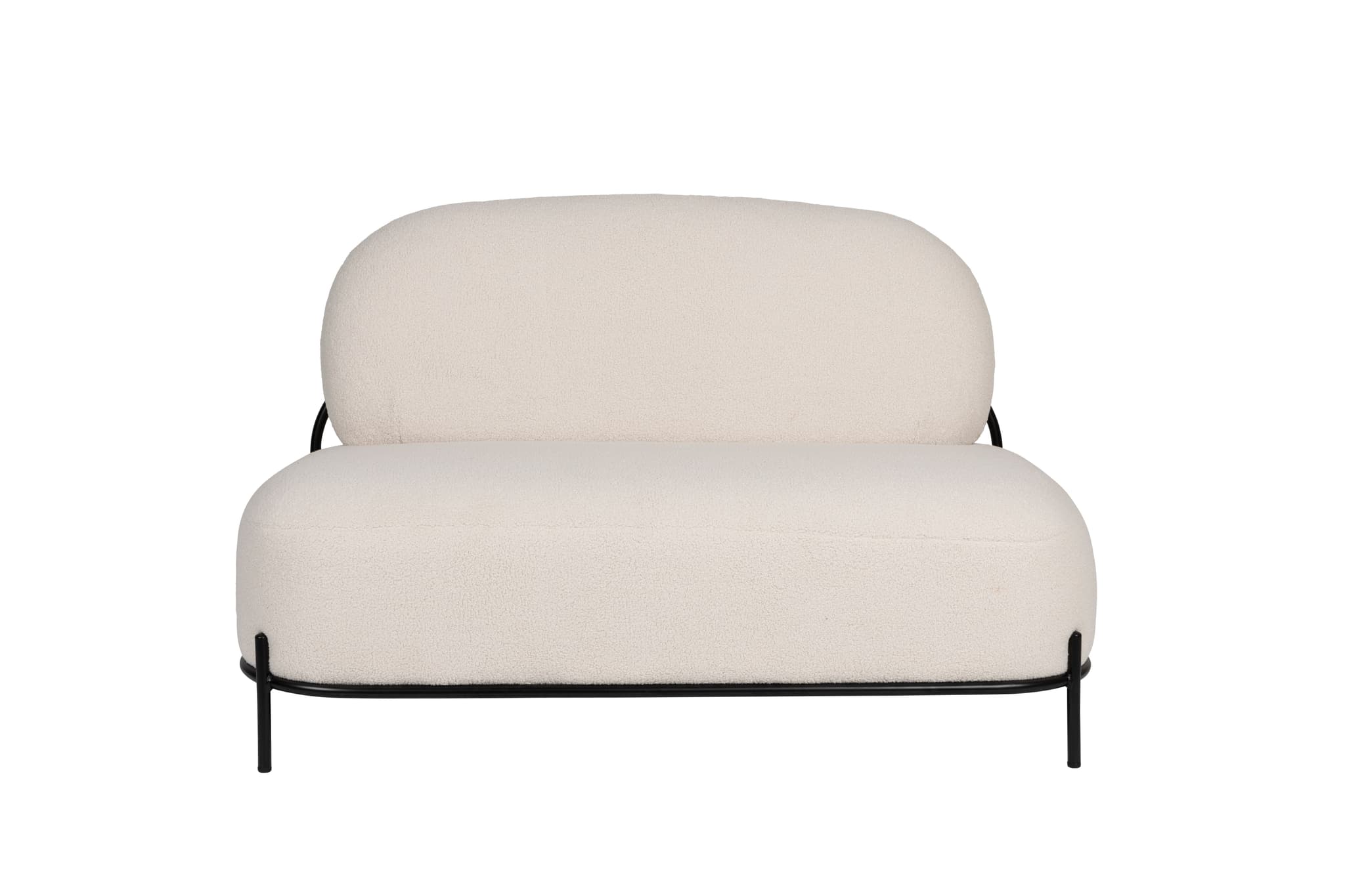 WHITE LABEL LIVING Polly Teddy Ivory Soffa