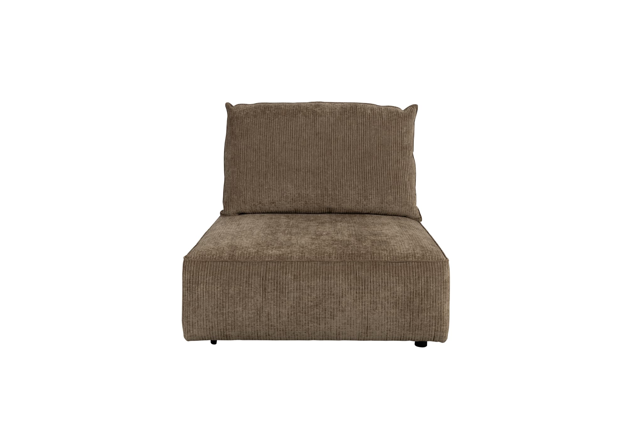 ZUIVER Hunter Sofa Element 1,5-sits, med rygg - mossa sammet och plast