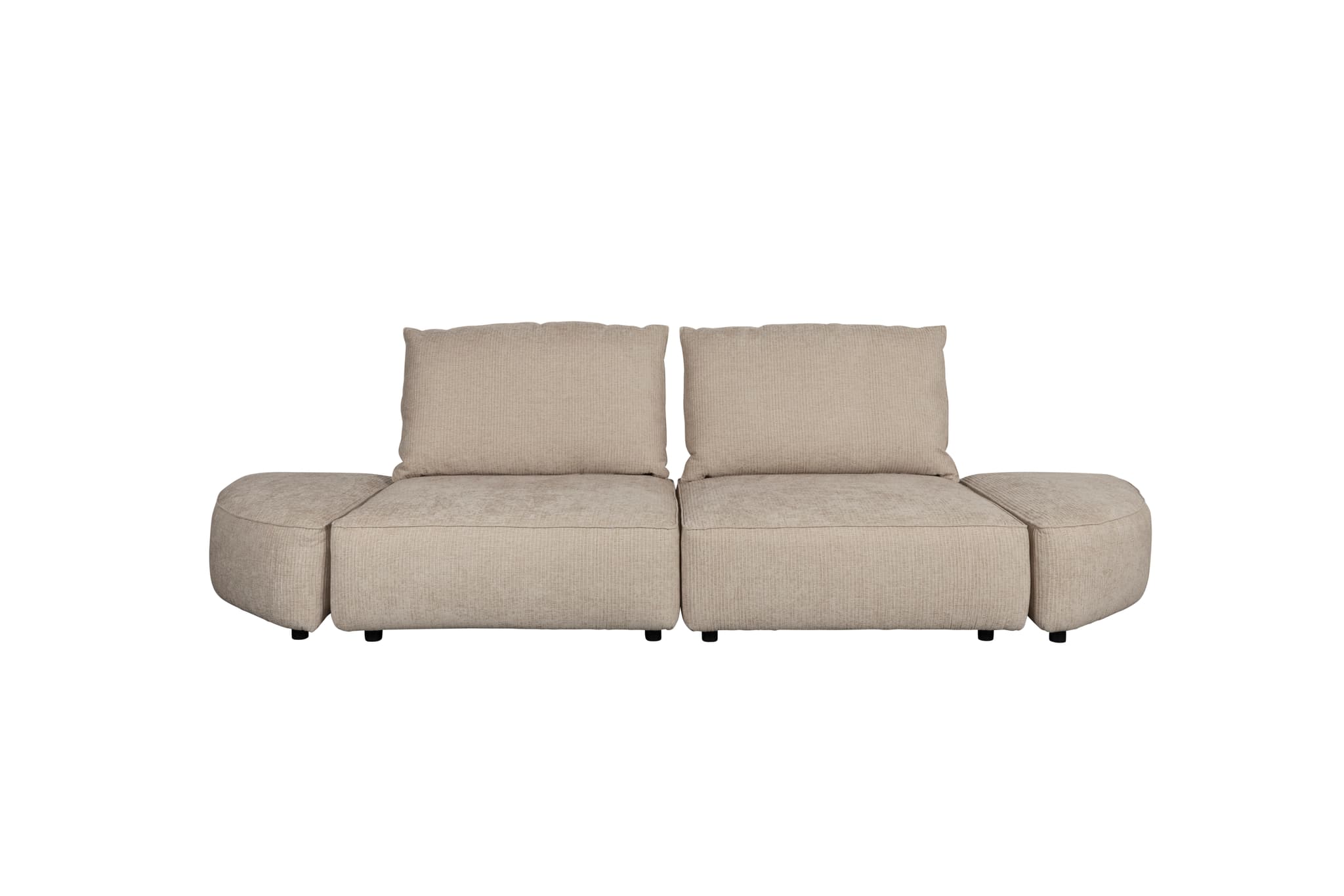 ZUIVER Hunter 3-sits soffa - äkta sammet och plast