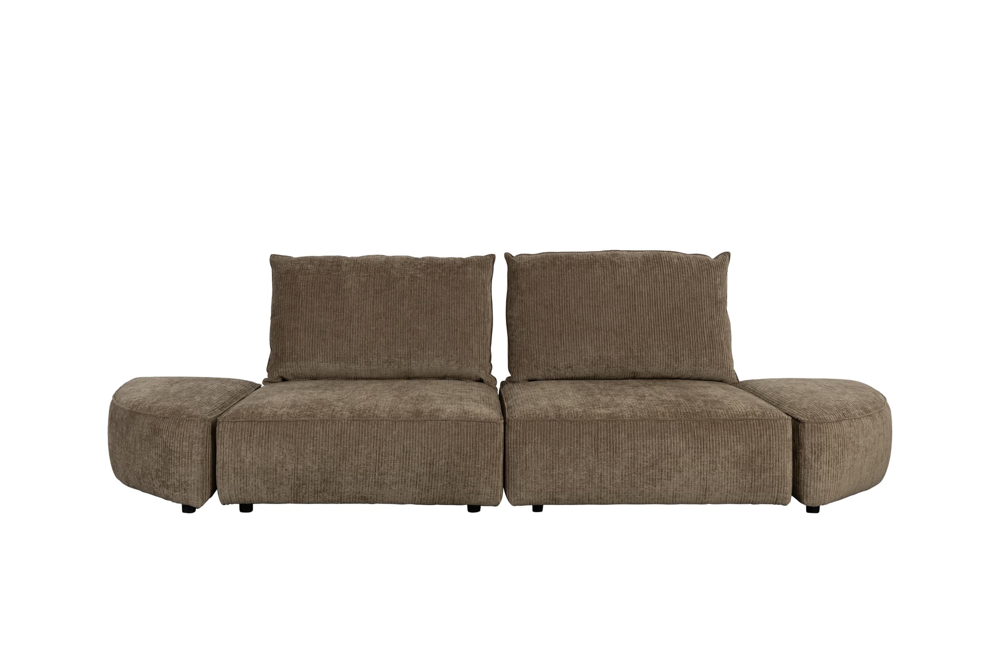 ZUIVER Hunter 3-sits soffa - mossammet och plast
