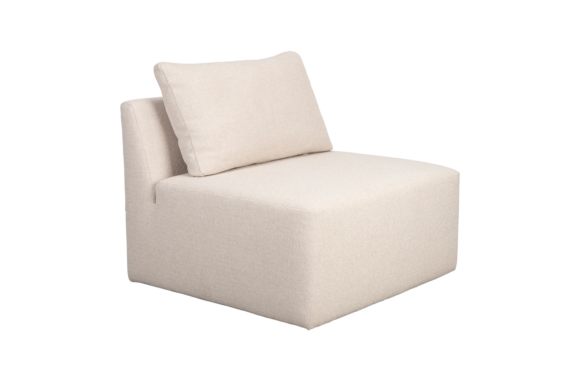 ZUIVER ZUIVER Prosper 1 pers. modulärt soffelement - beige polyester