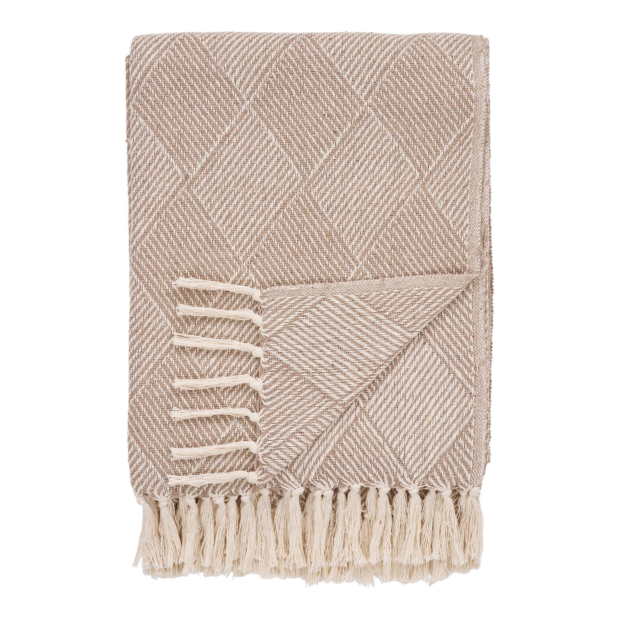 HOUSE NORDIC Bursa Pläd - Pläd, taupe 130x180 cm