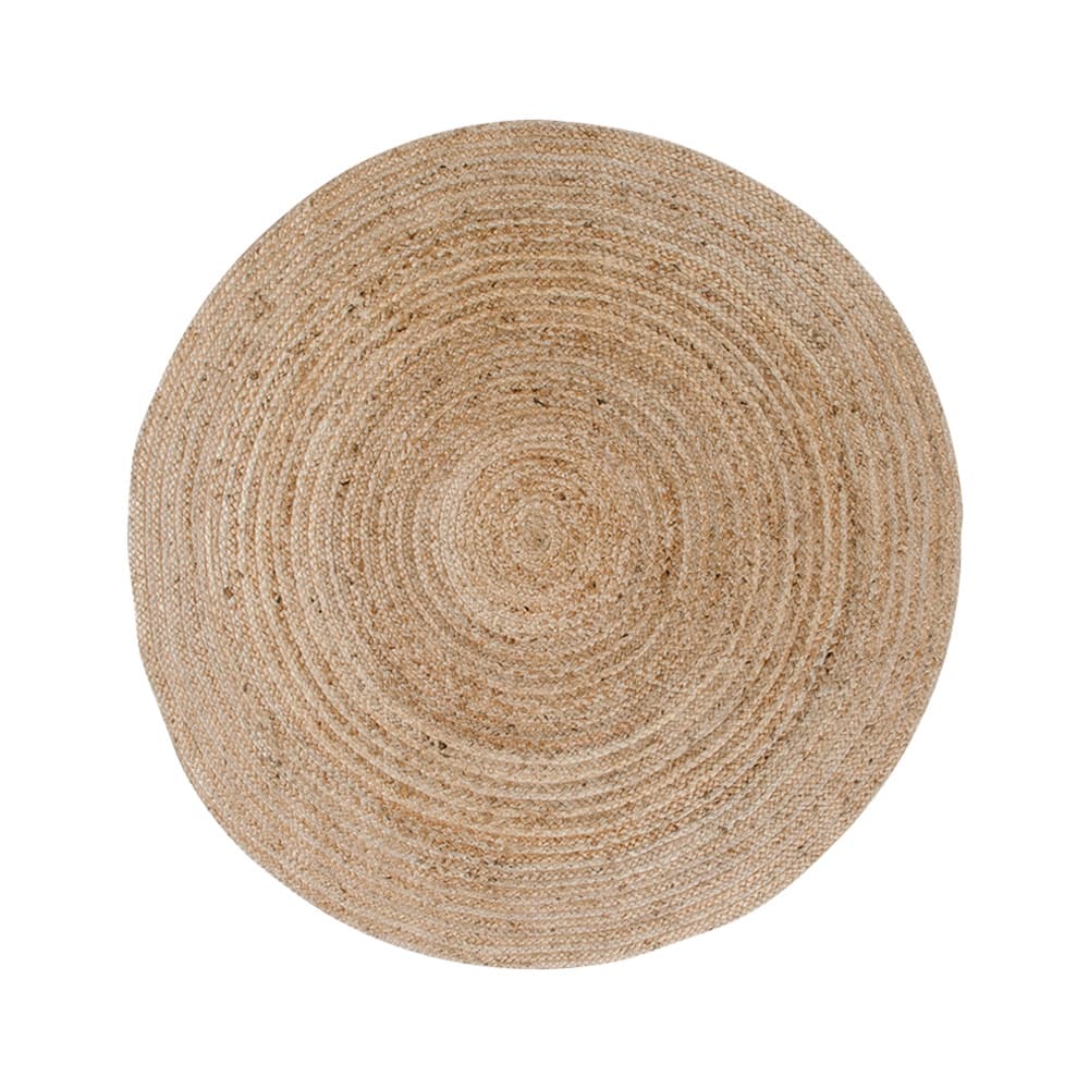 HOUSE NORDIC Bombay golvmatta - naturlig bomull / jute, rund (ø90)