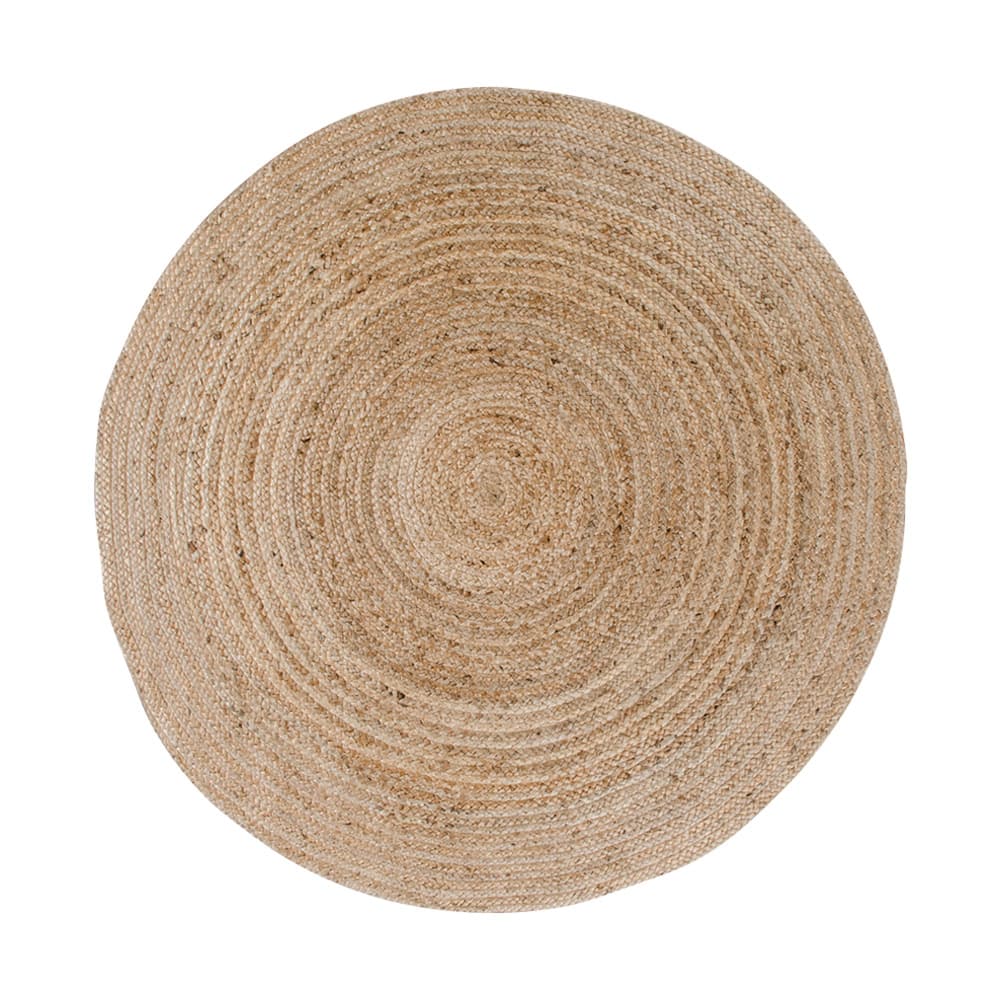 HOUSE NORDIC Bombay golvmatta - naturlig bomull / jute, rund (ø: 150)