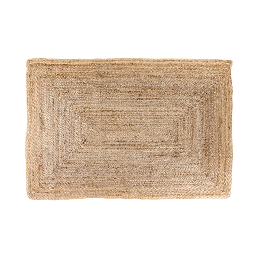 HOUSE NORDIC Bombay golvmatta - naturlig bomull / jute, rektangulär (135x65)