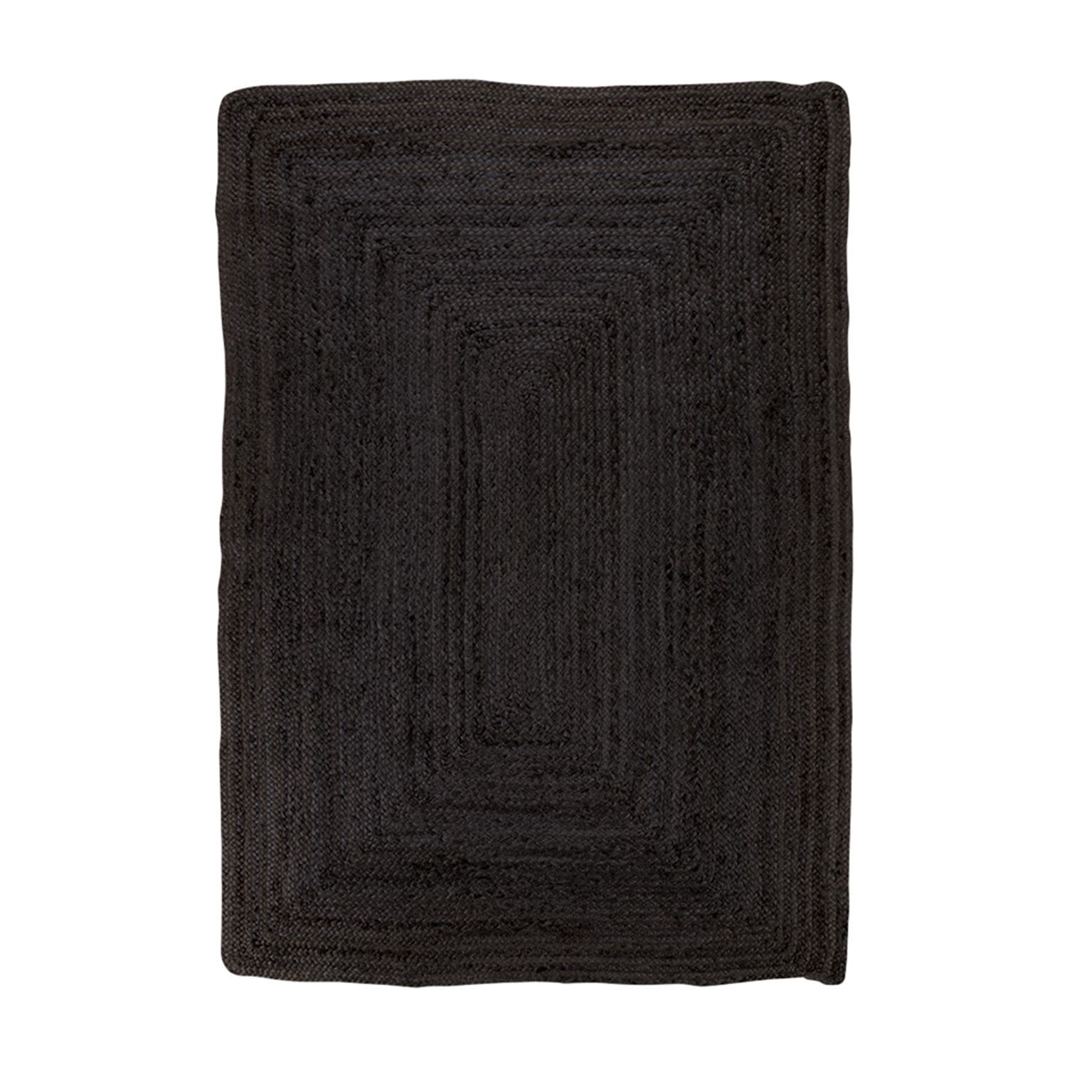 HOUSE NORDIC Rektangulär Bombay golvmatta - grå jute (180x120)