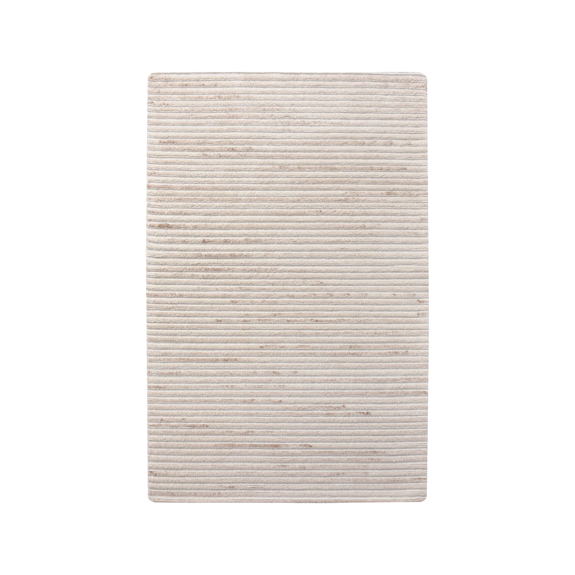 HOUSE NORDIC Mango matta, rektangulär - benvitt tyg (160x230)