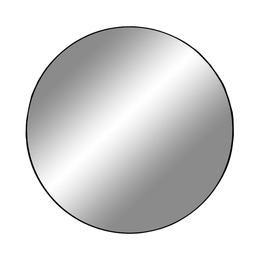 HOUSE NORDIC Jersey Väggspegel - Spegelglas och Svart Stål (Ø 80 cm)