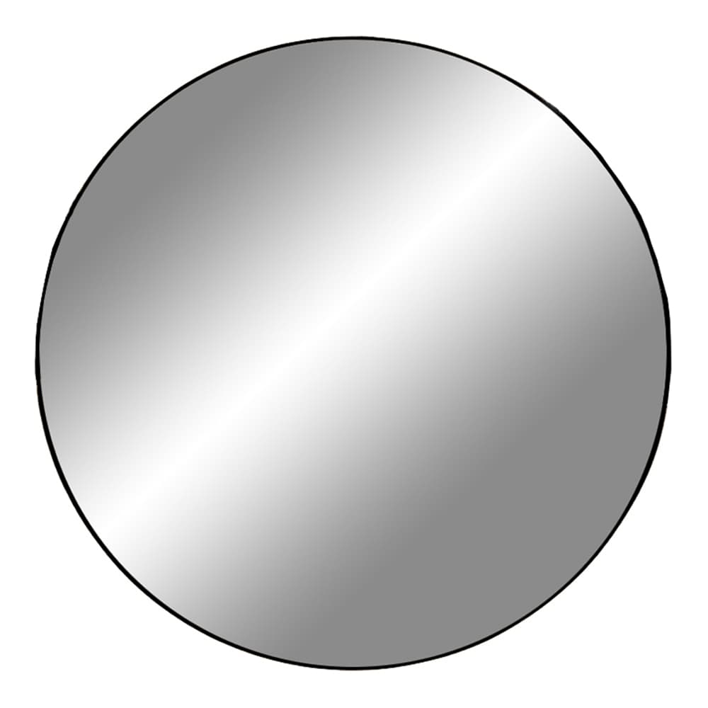HOUSE NORDIC Jersey Väggspegel - Spegelglas och Svart Stål (Ø 100 cm)