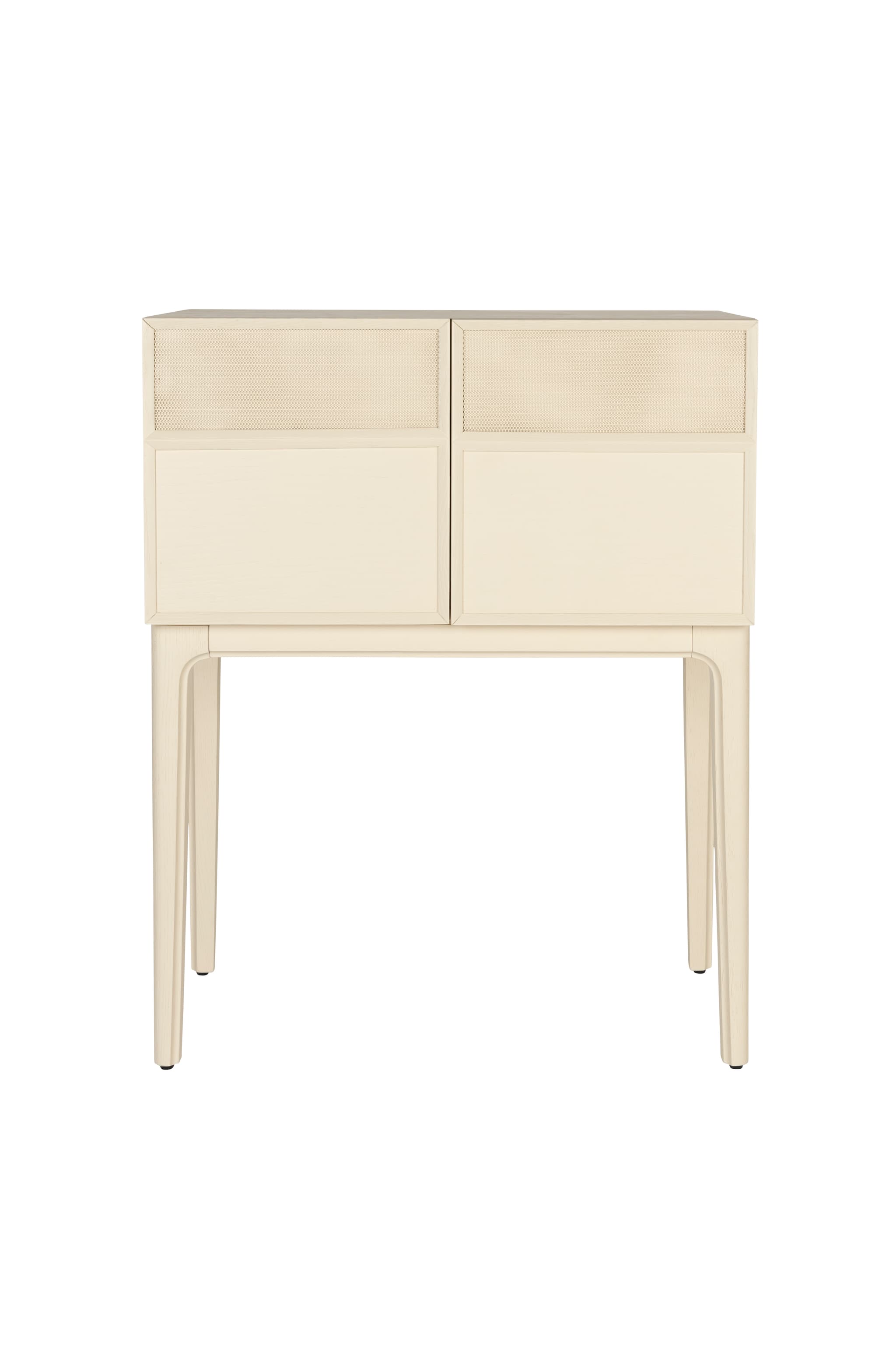 ZUIVER juniskåp, m. 2 dörrar - beige ekfanér