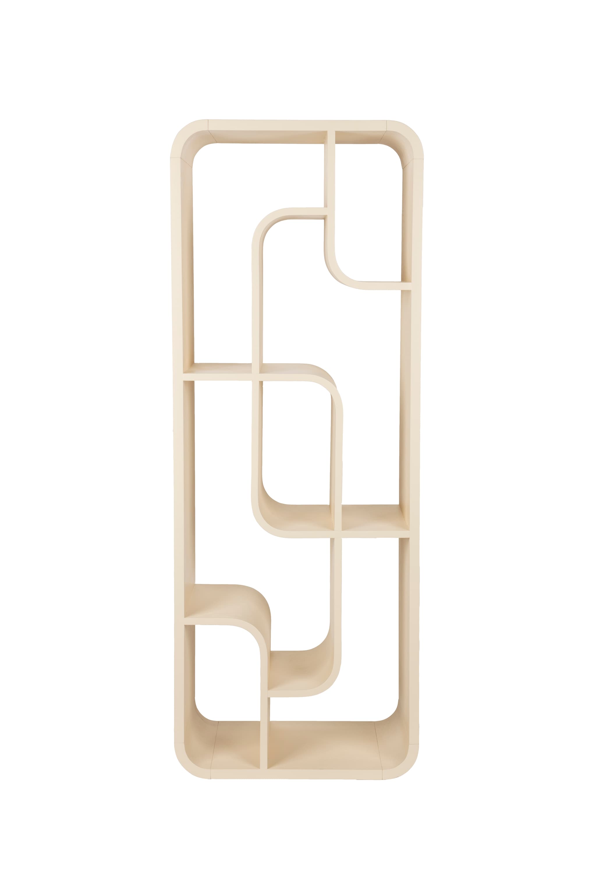 ZUIVER Seven bokhylla - beige ekfanér
