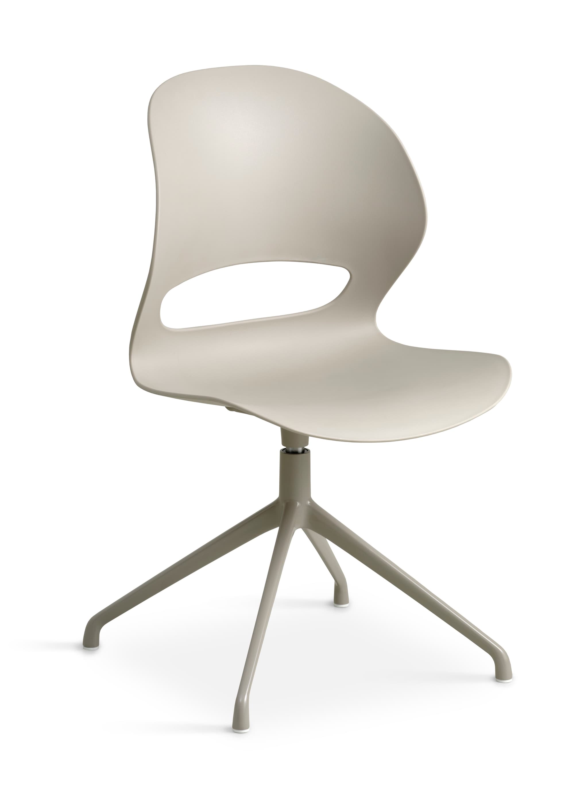 Linea matbordsstol, med vridfunktion - sten PVC och stenmetall