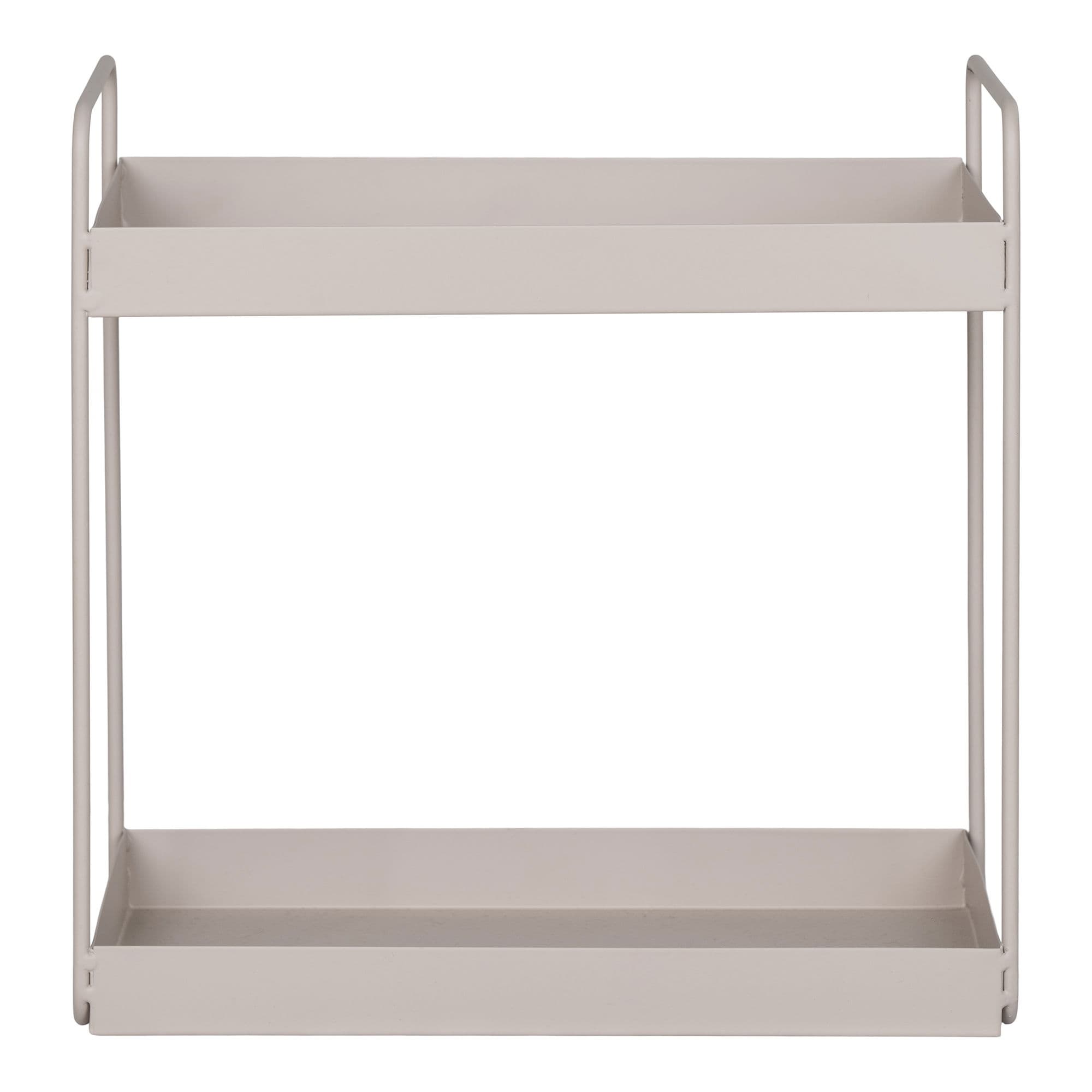 HOUSE NORDIC Upright Dubbelhylla, stål, sand, 2 hyllplan, 30x15x31 cm