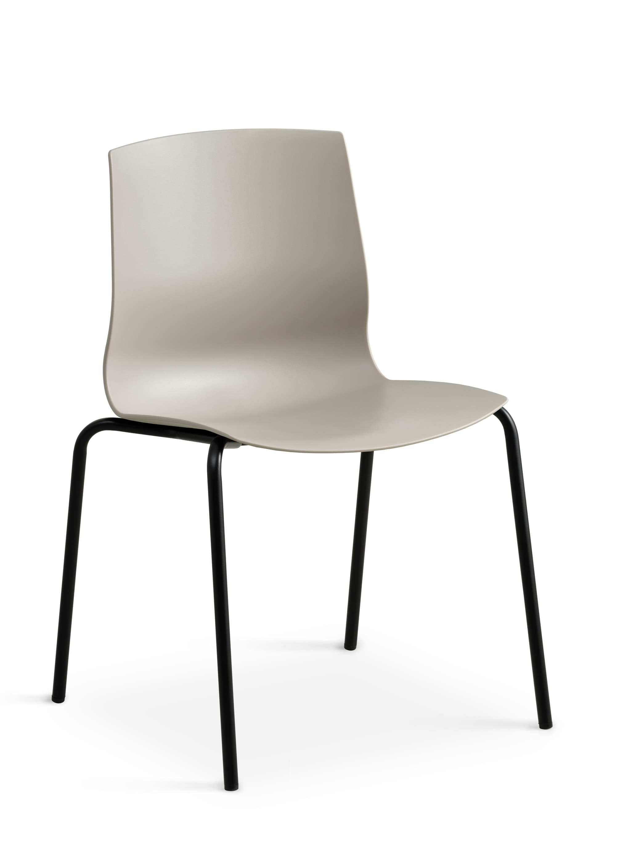 Liv matbordsstol - sten PVC och svart metall