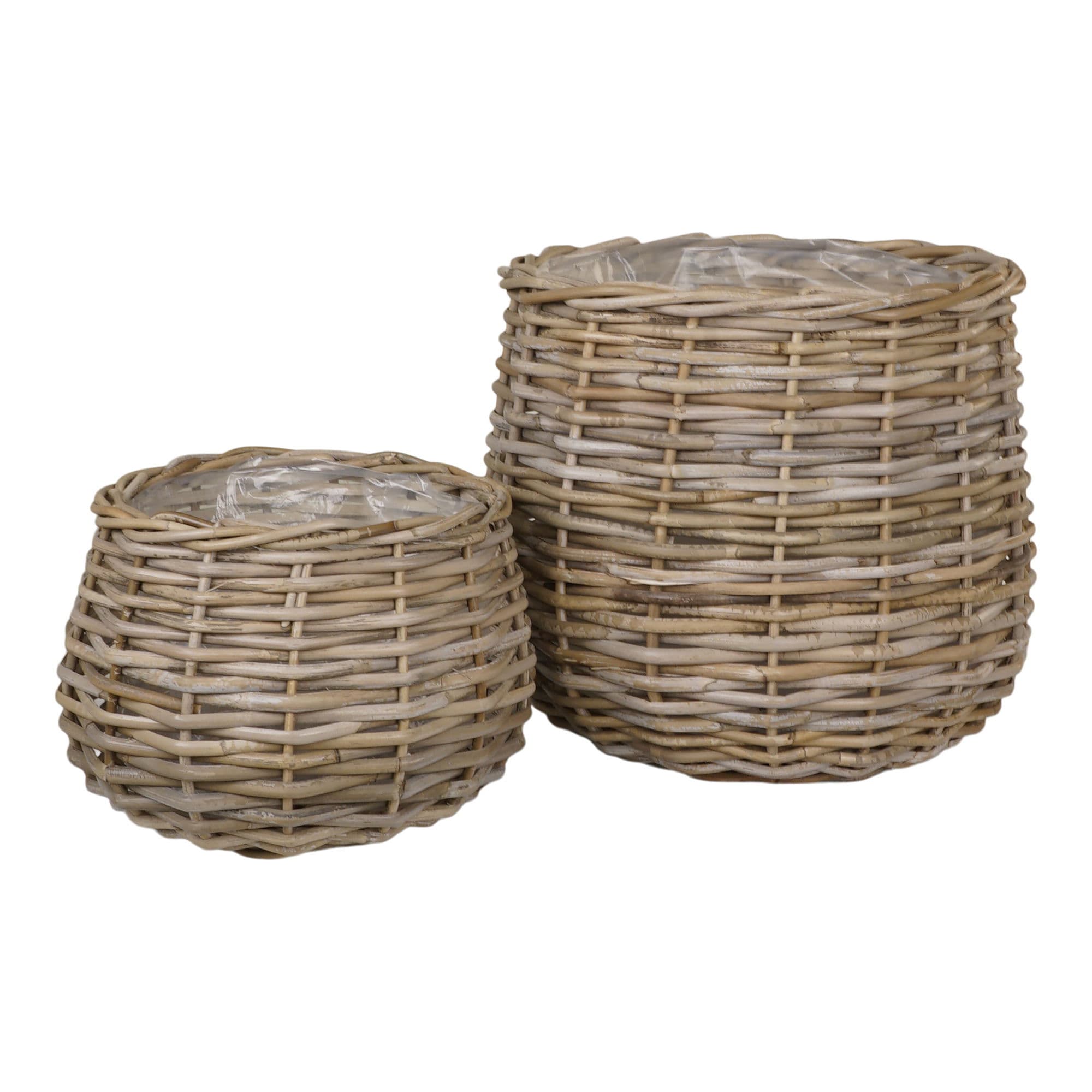 HOUSE NORDIC Pulo Basket - Korg, kubu rotting, naturligt set om 2