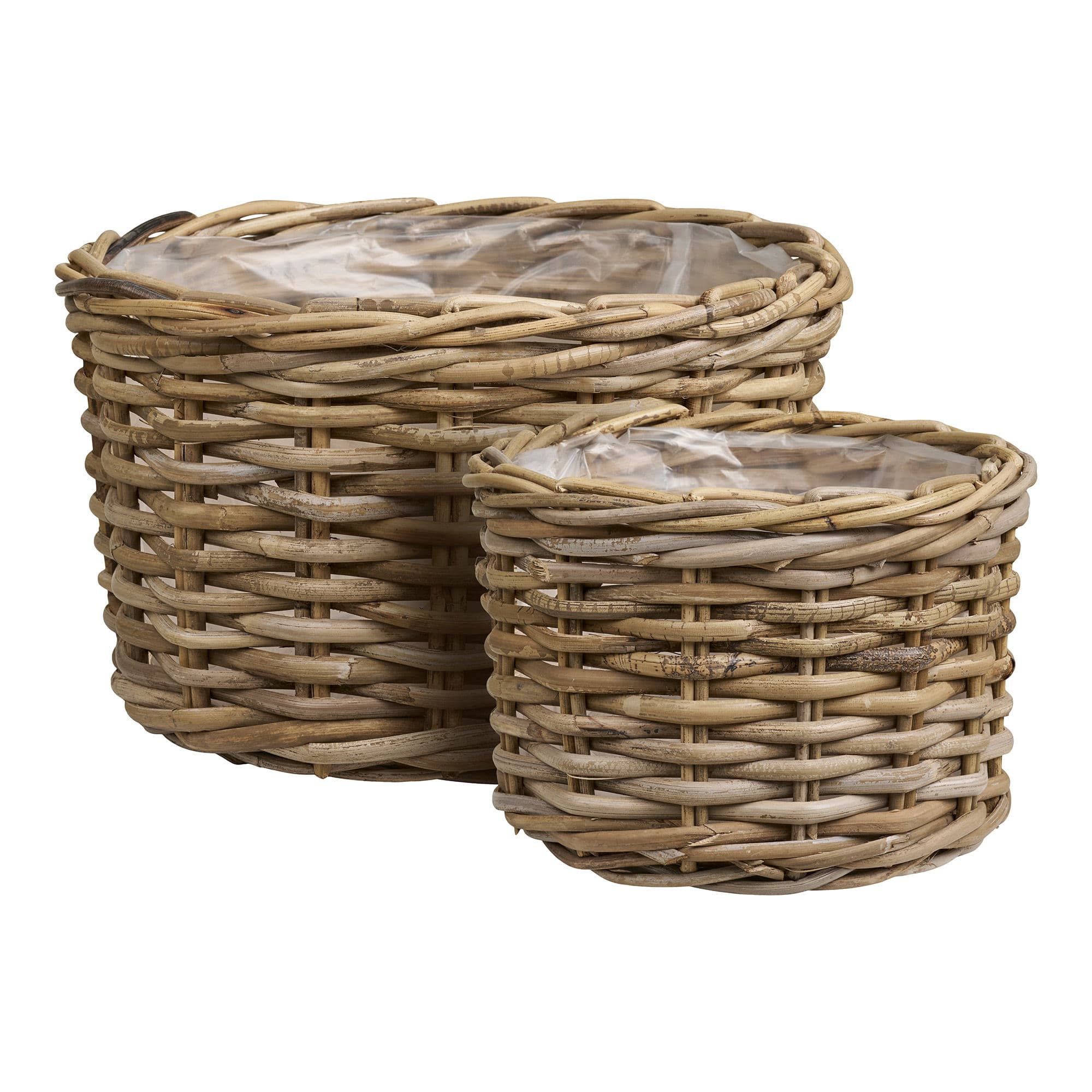 HOUSE NORDIC Kalak Basket - Korg, kubu rotting, naturligset med 2