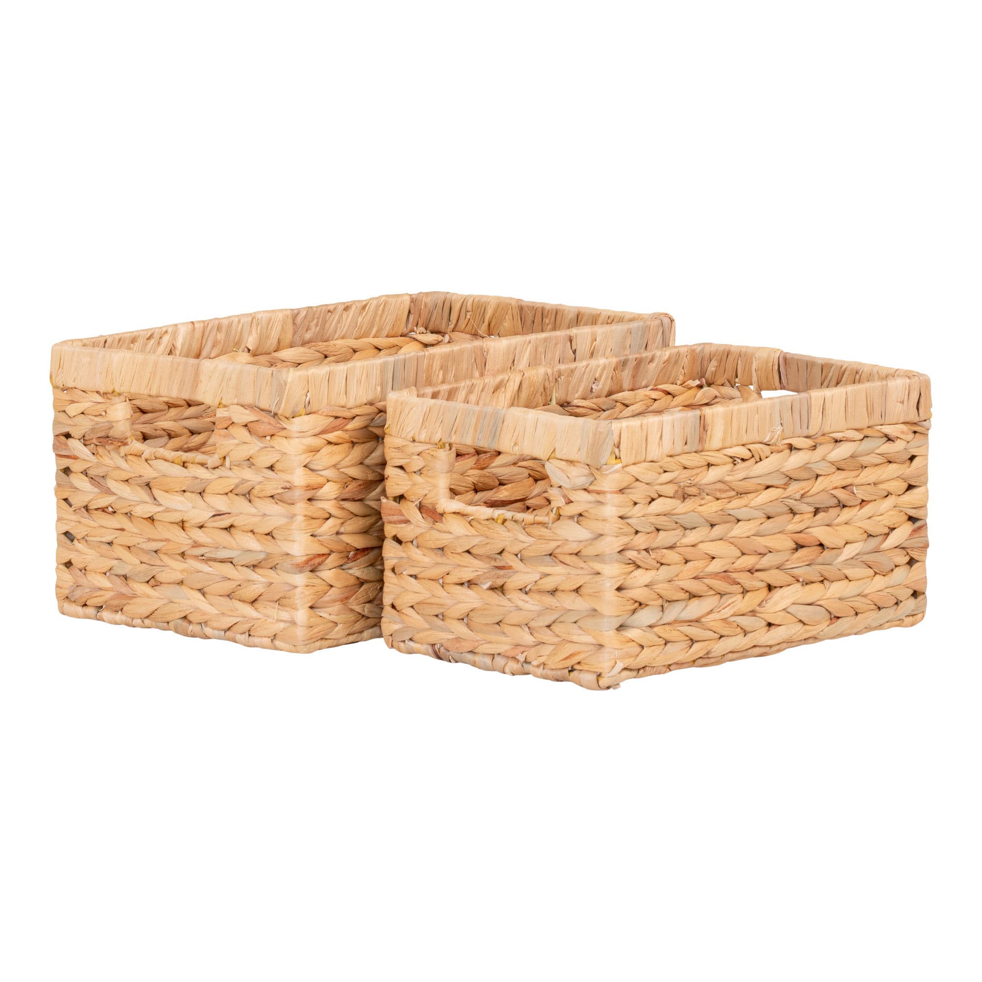HOUSE NORDIC Passo-korgar, set om 2 - Korgar, vattenhyacint, natur, set om 2