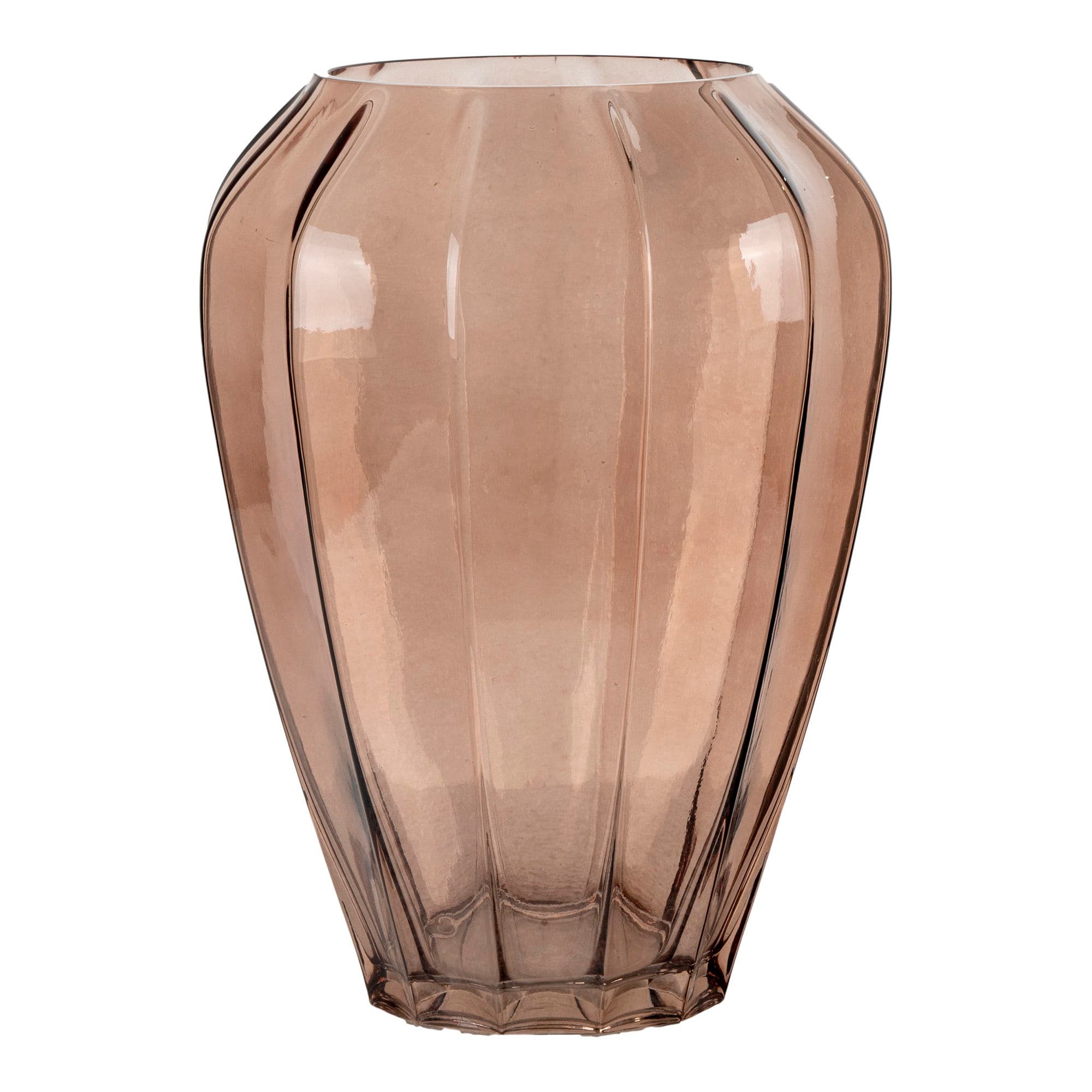 HOUSE NORDIC Vas - Vas, glas, brun, ø22x29 cm