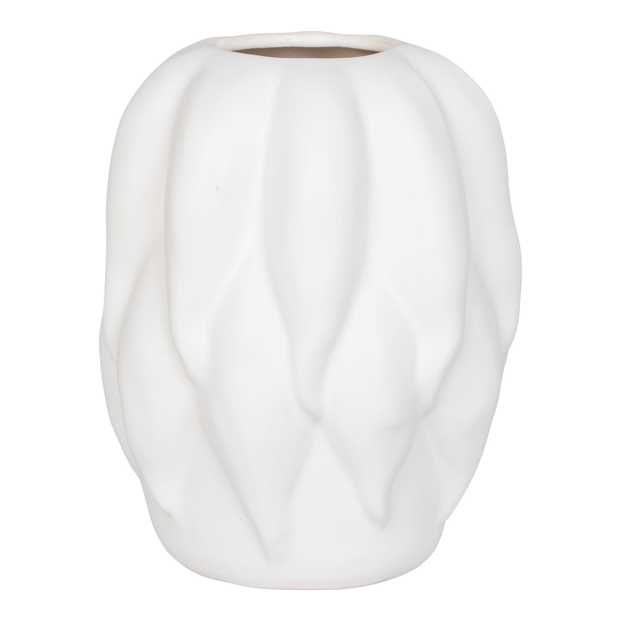 HOUSE NORDIC Vas, keramik, beige, 19,5x19,5x26 cm