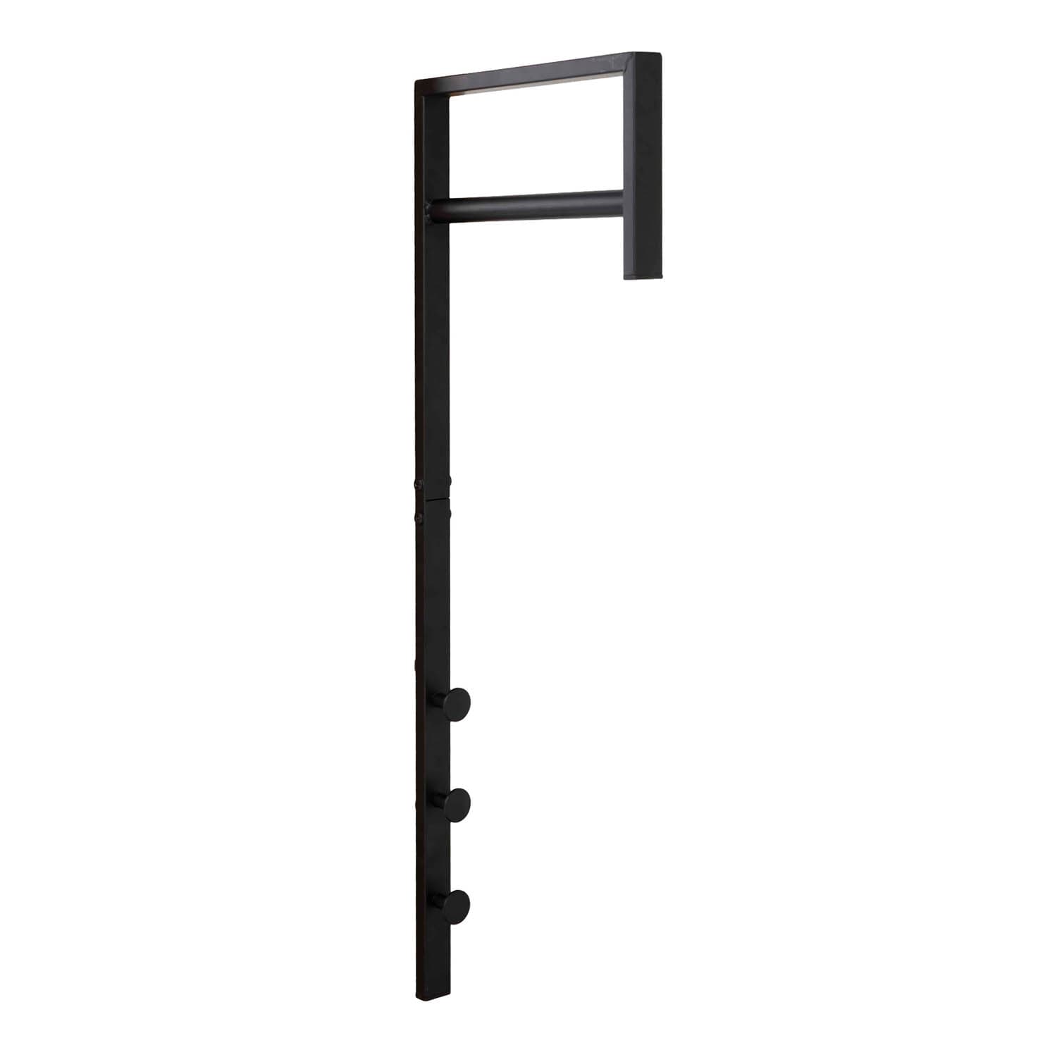 HOUSE NORDIC Trento klädställ, med 3 krokar och 1 hängstång - svart metall